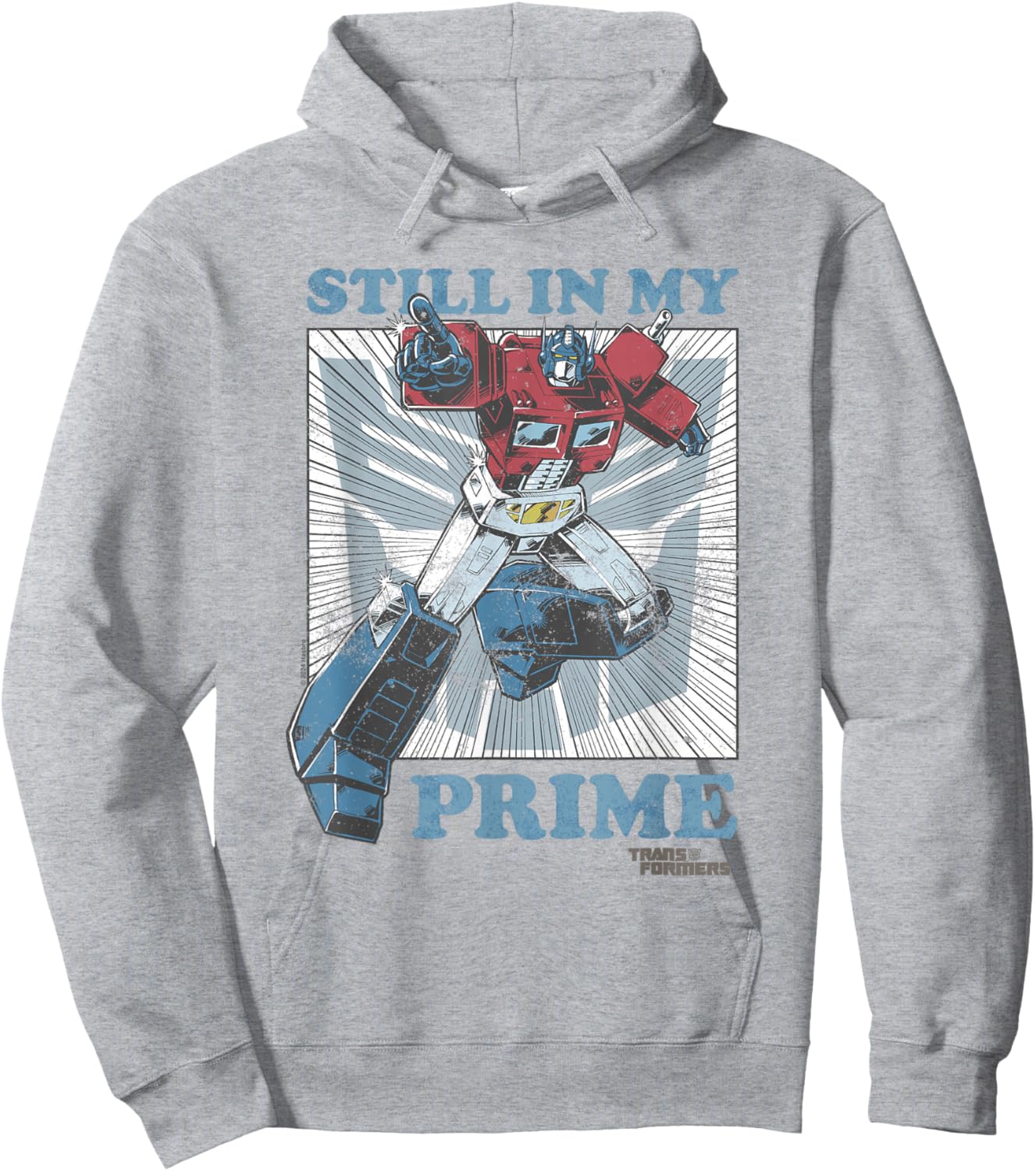 Transformers Dad Still in My Prime Father's Day Hoodie - Hoodie | Ash