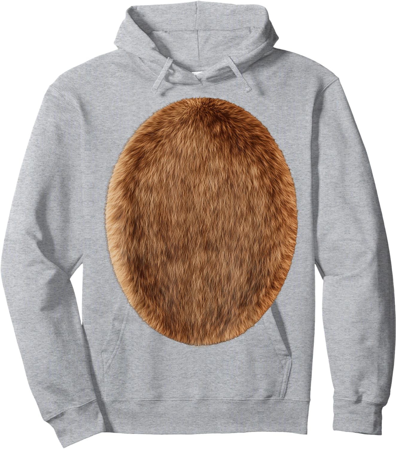 Brown Belly Deer Reindeer Bear Monkey Horse Cosplay Costume Hoodie - Hoodie | Ash