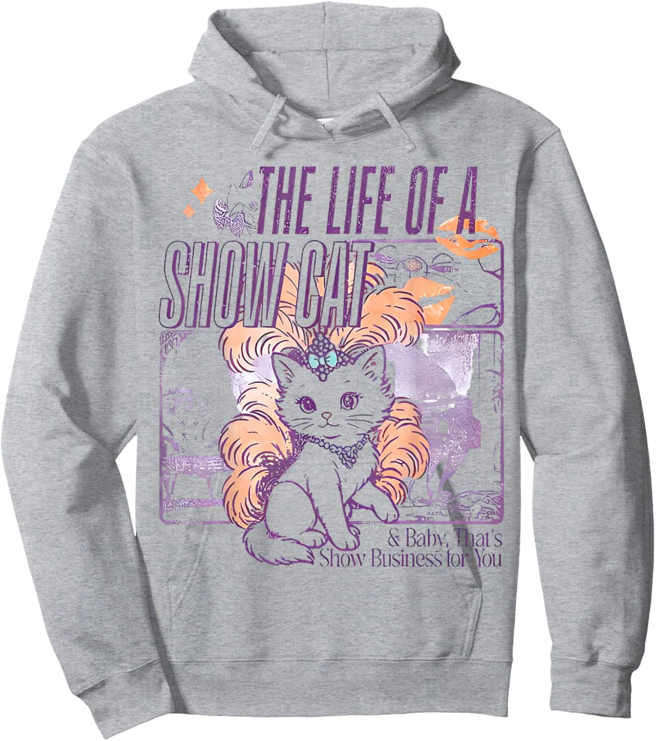 The Life of A Showcat Funny Cat, Cat Lover Men Women Hoodie - Hoodie | Ash