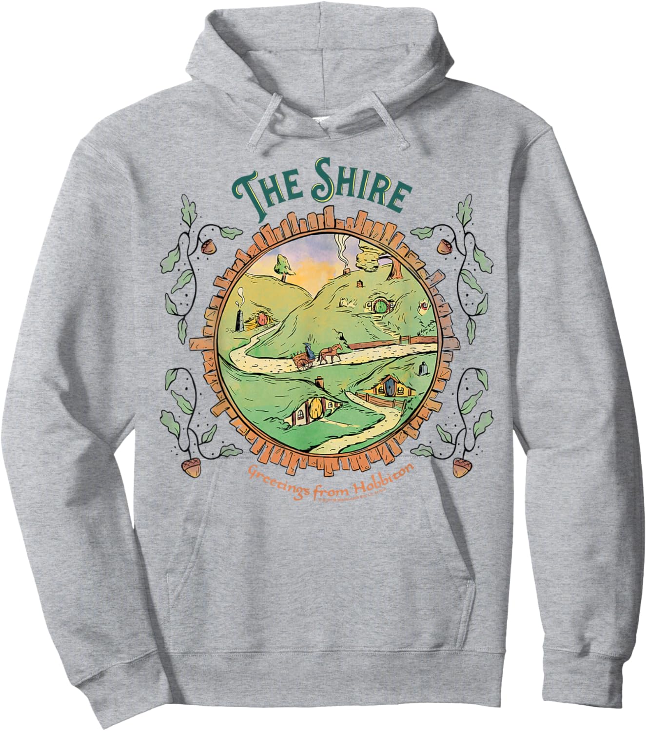The Lord of the Rings The Shire Greetings from Hobbiton Hoodie - Hoodie | Ash