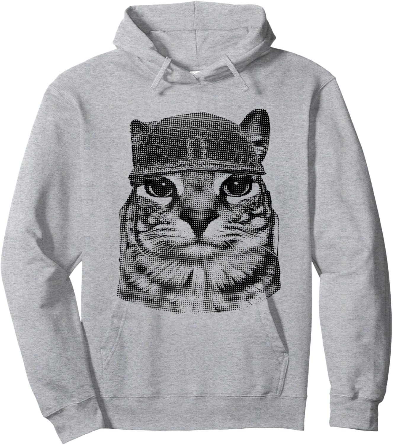 Y2k Kitty Meme Funny Silly Staring Cat Meme Women Men Kids Hoodie - Hoodie | Ash