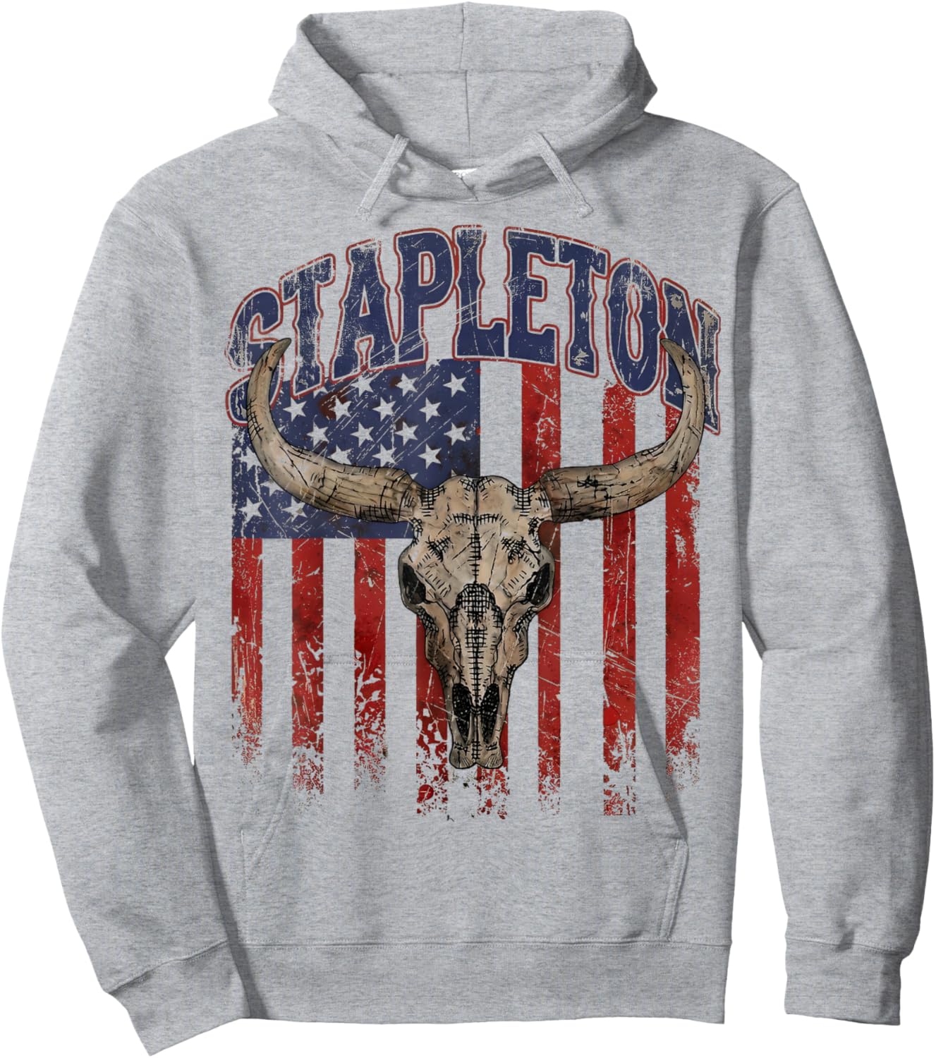 Vintage Stapleton Name Gift Women Kids Hoodie - Hoodie | Ash