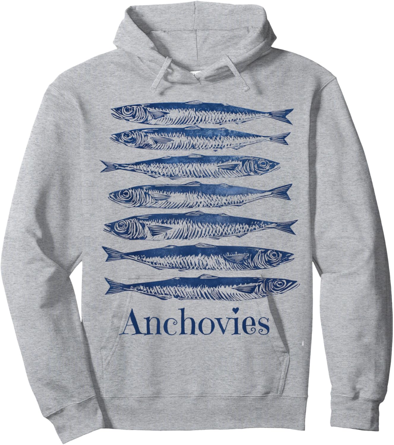 Anchovies Hoodie - Hoodie | Ash