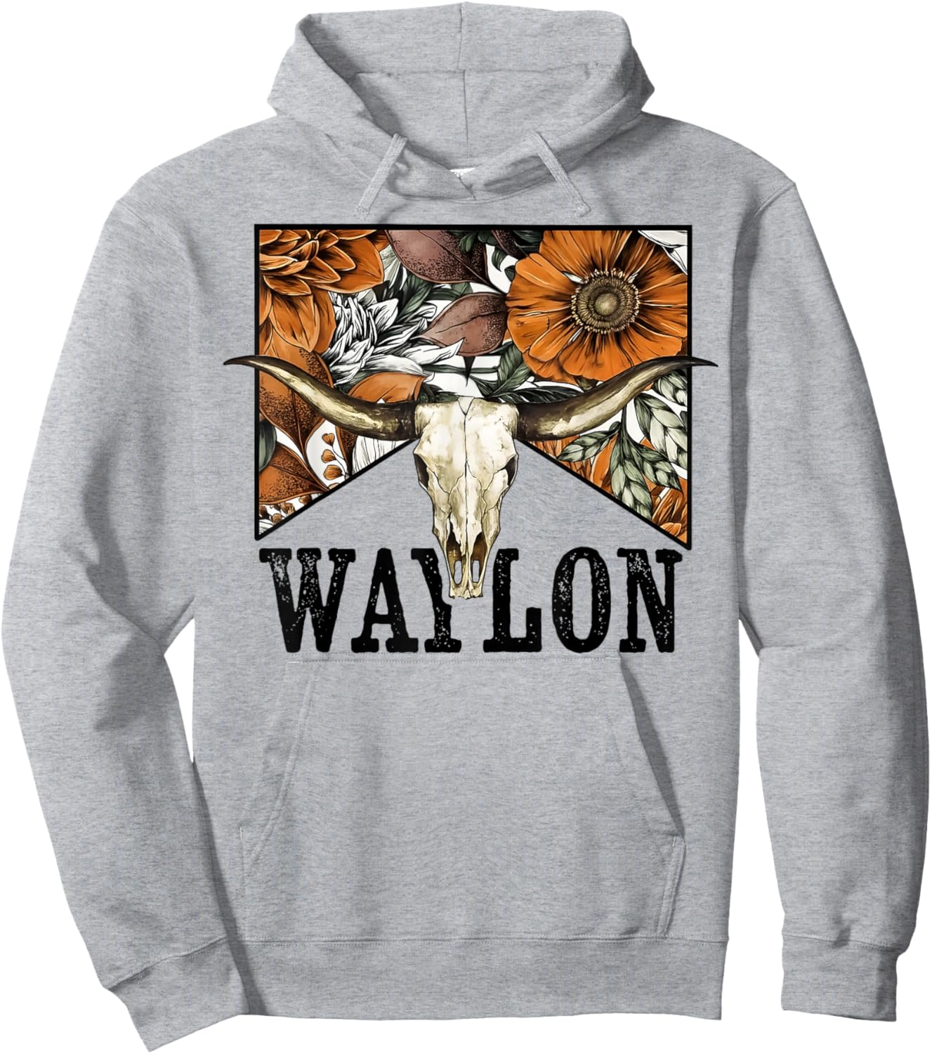 Vintage Waylon Name Pride Apparel Women Kids Hoodie - Hoodie | Ash