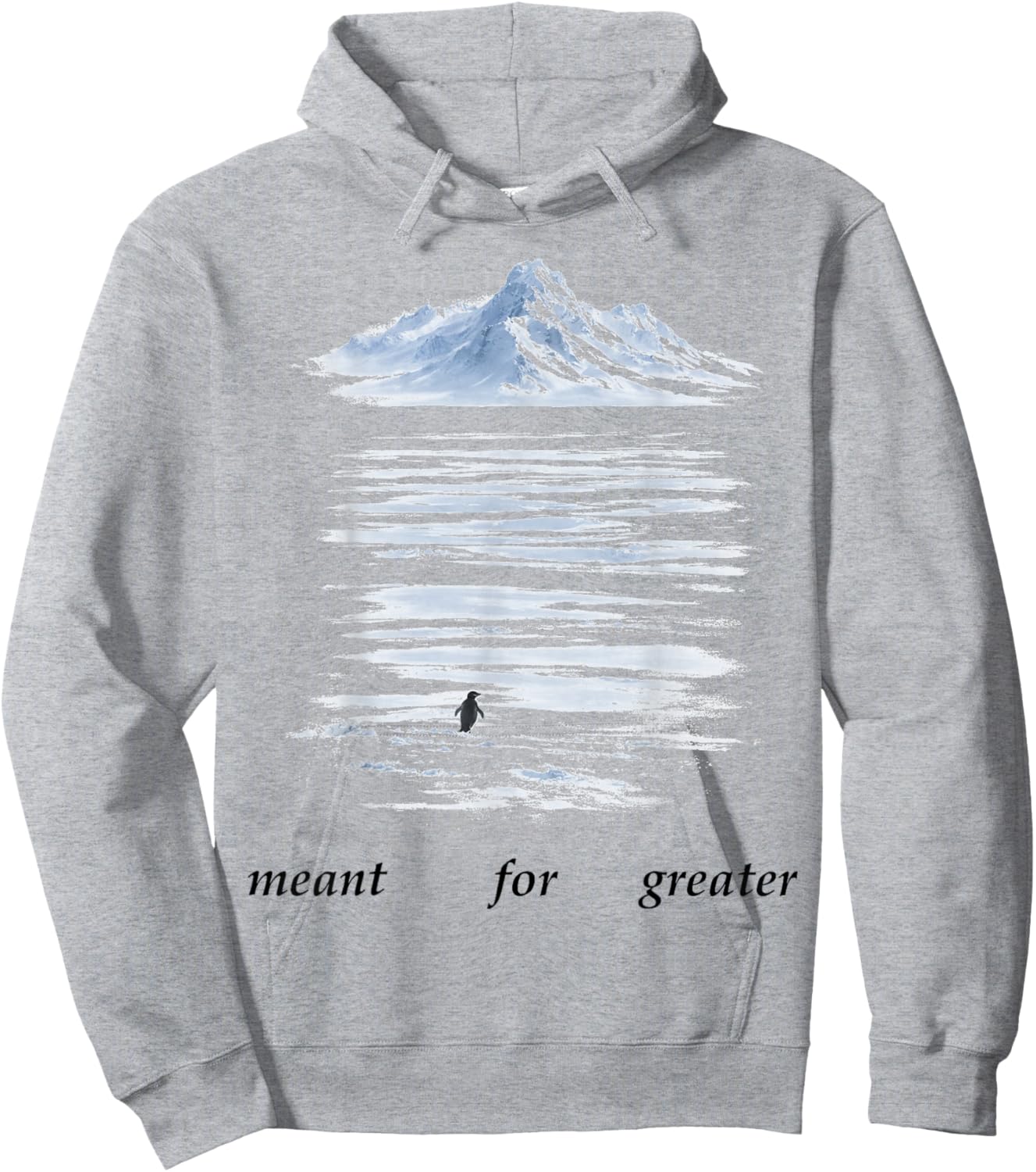 But Why Penguin Sad Penguin Mountains But Why? Meme Hoodie - Hoodie | Ash