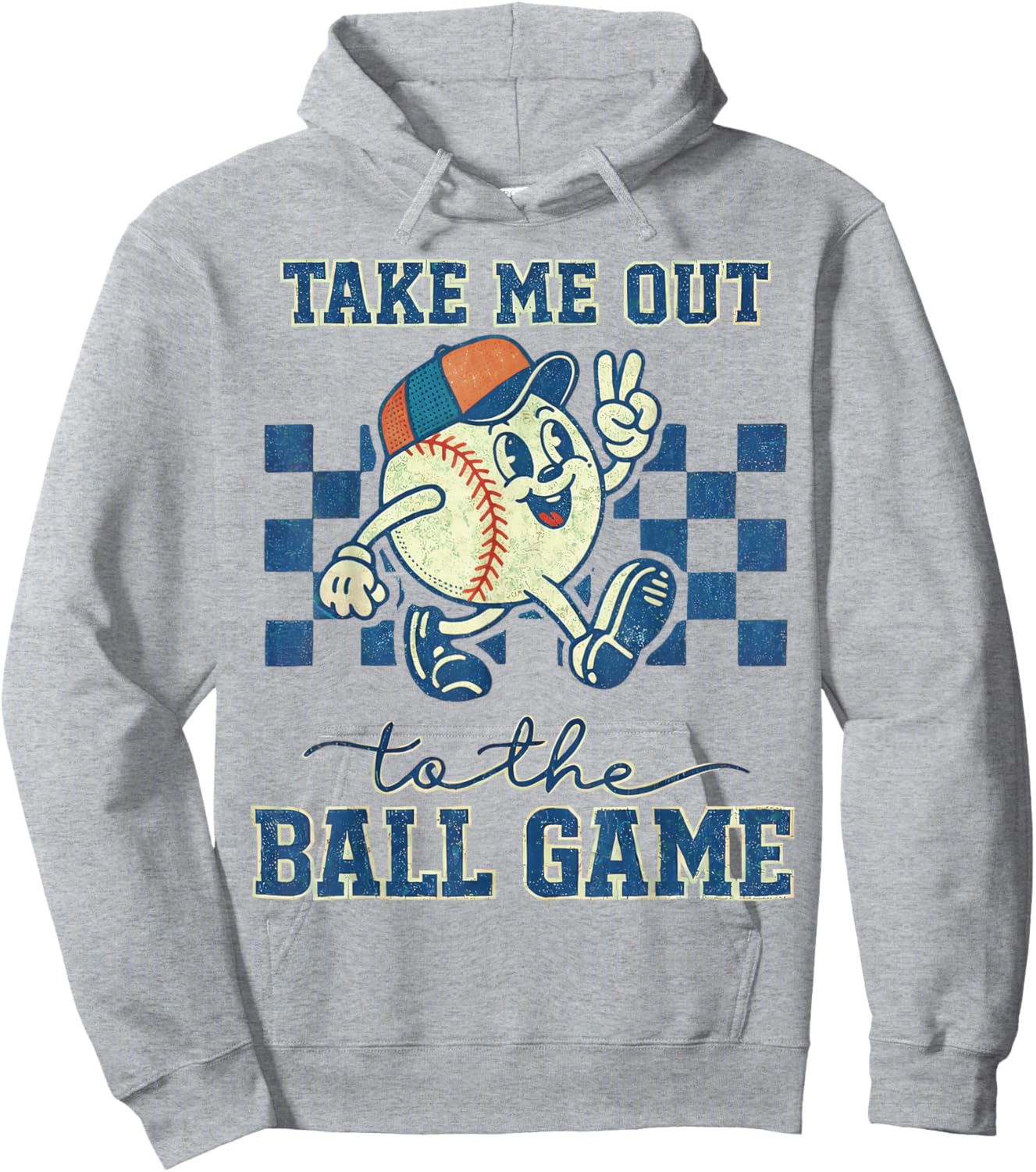 Take Me Out to The Ball Game Hoodie - Hoodie | Ash