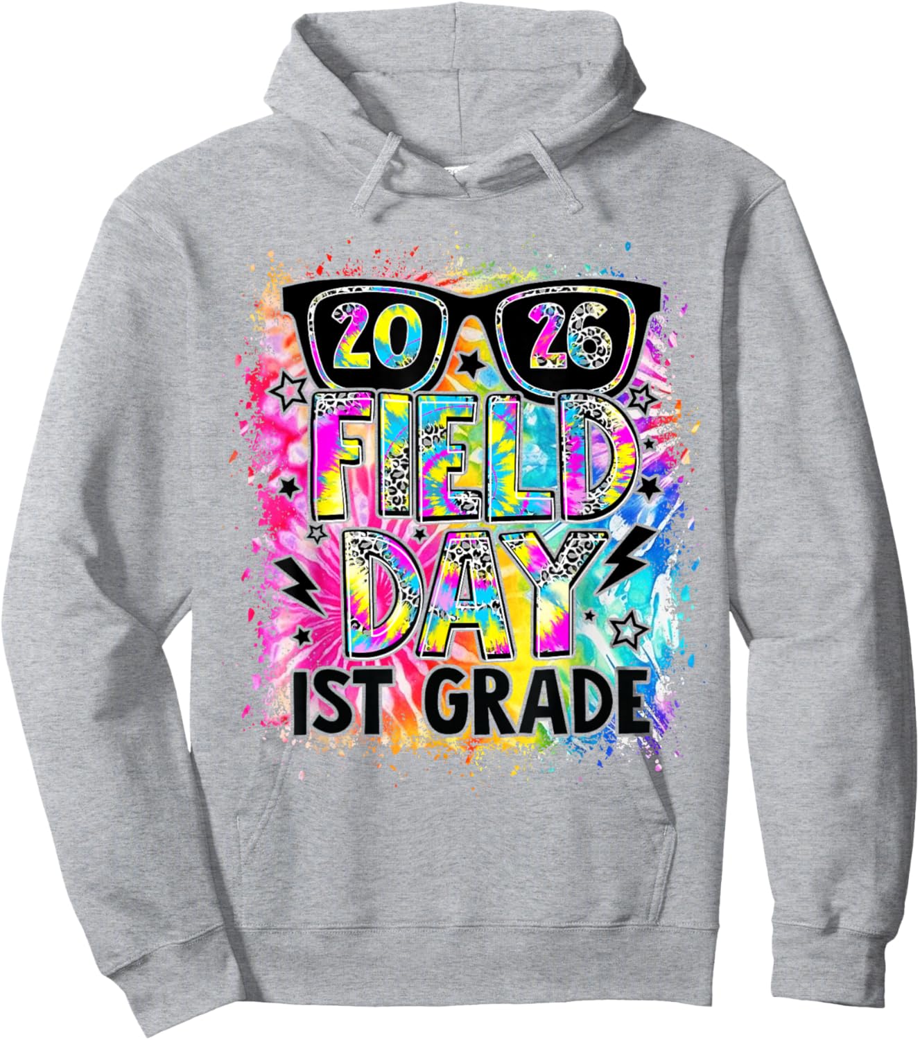 Field Day 2026 1st Grade Field Day Fun Day Teacher Kids Hoodie - Hoodie | Ash