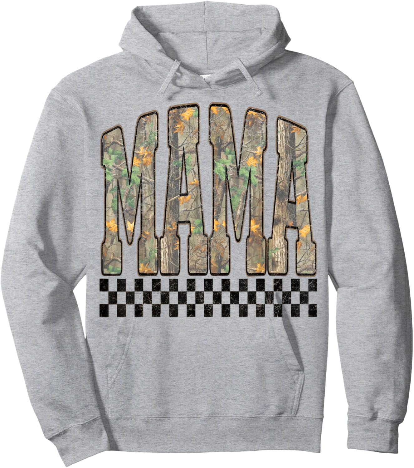 Hunting Mama Camo Western Vintage, Trendy Mom Hoodie - Hoodie | Ash