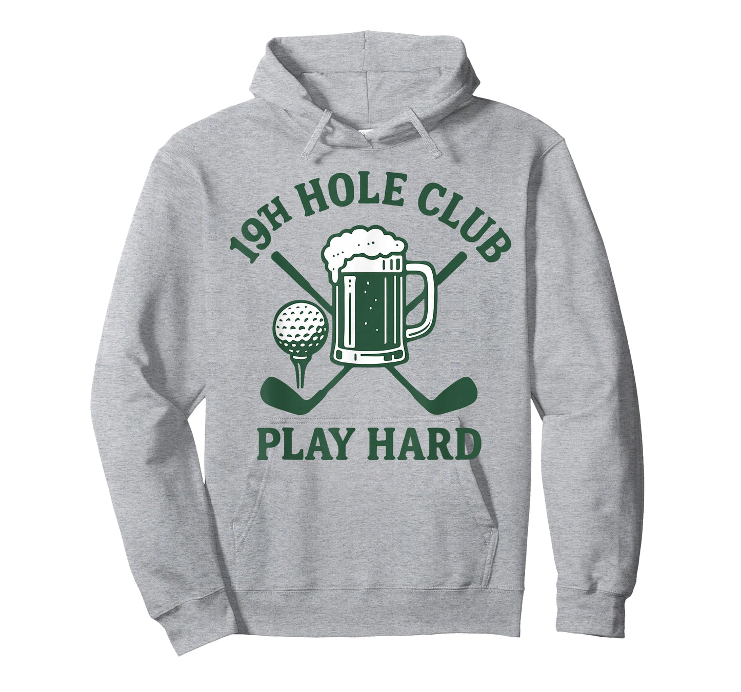Golf Lover Apparel 19th Hole Club Play Hard T-Shirt
