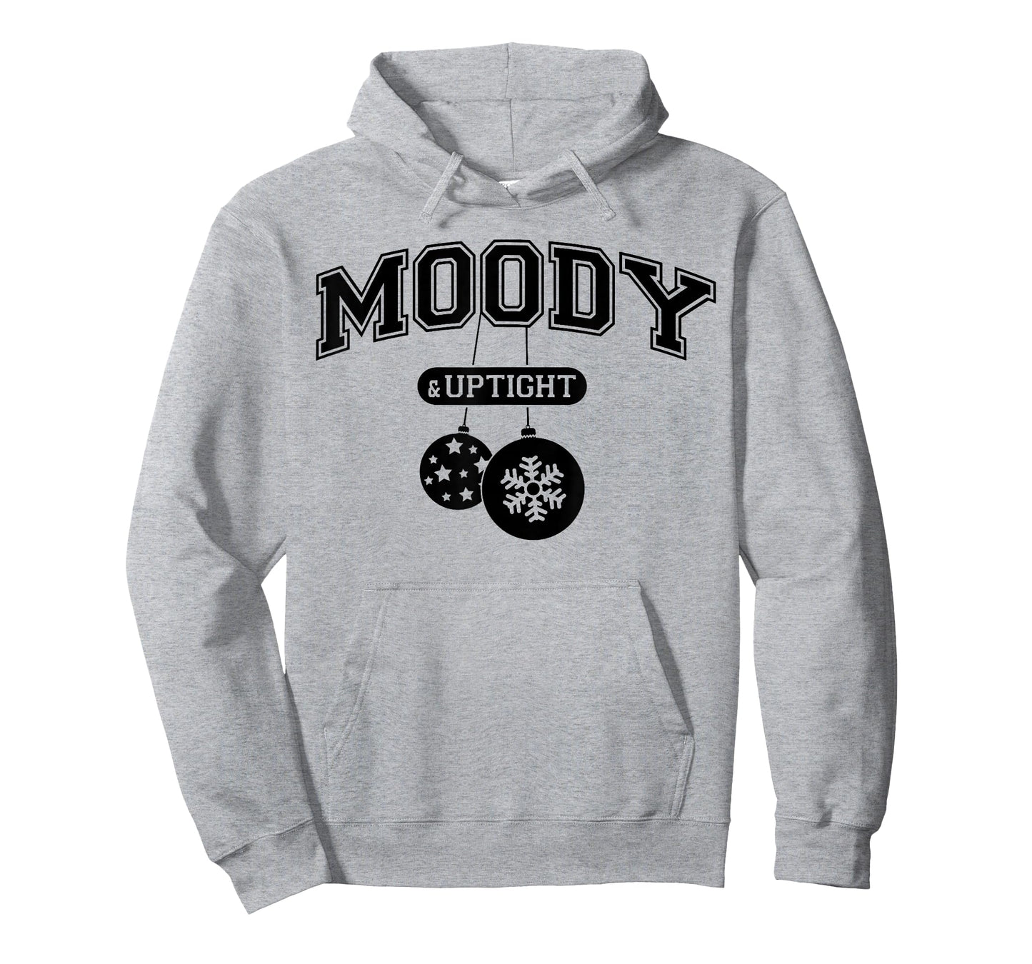 Moody and Uptight Merry and Xmas Bright Matching Couple T-Shirt