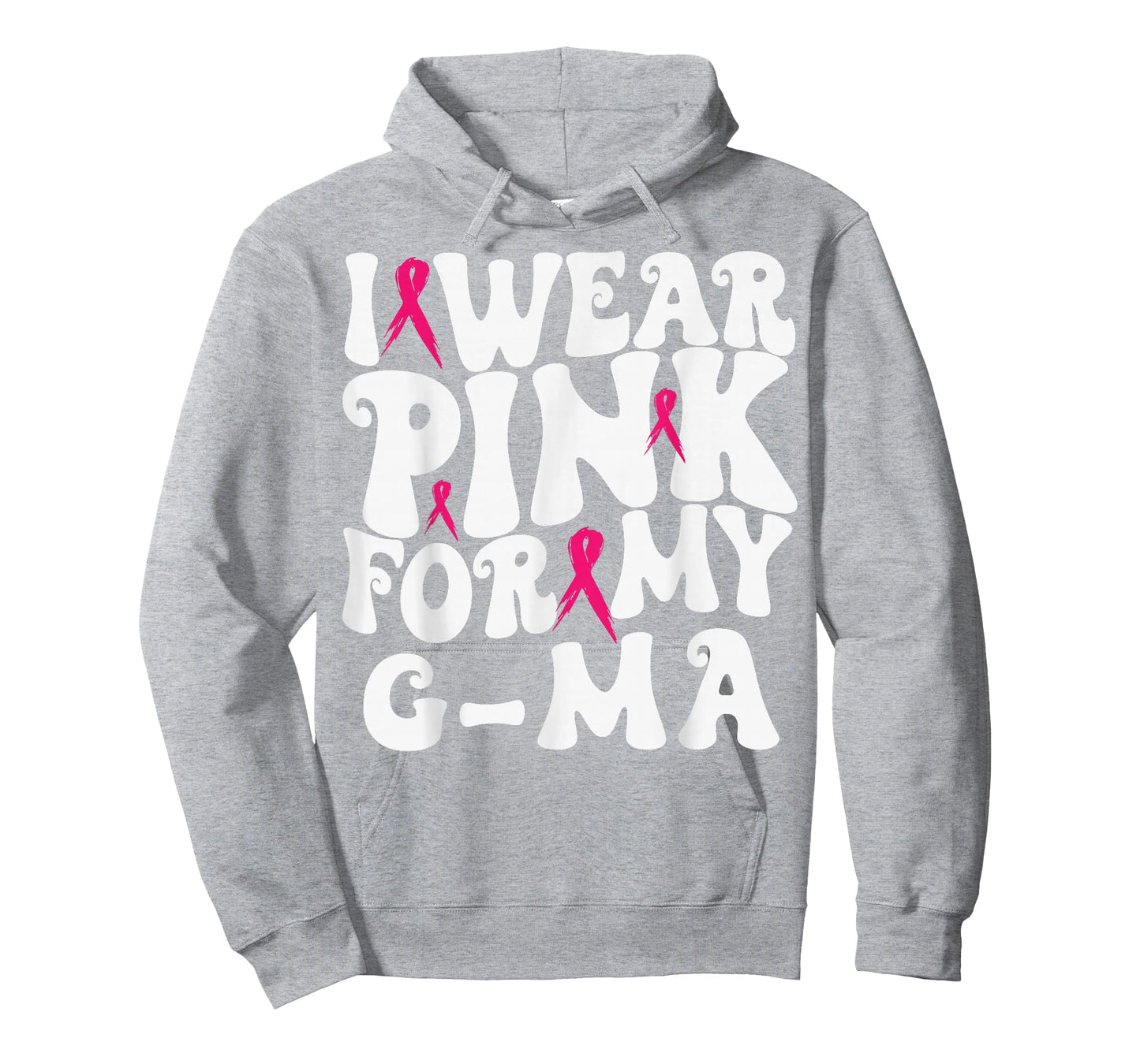 I Wear Pink for My G-ma Breast Cancer Awareness Kids T-Shirt