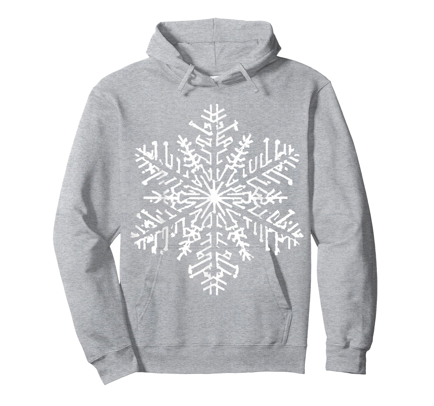Snowflake Christmas Light Blue T-Shirt