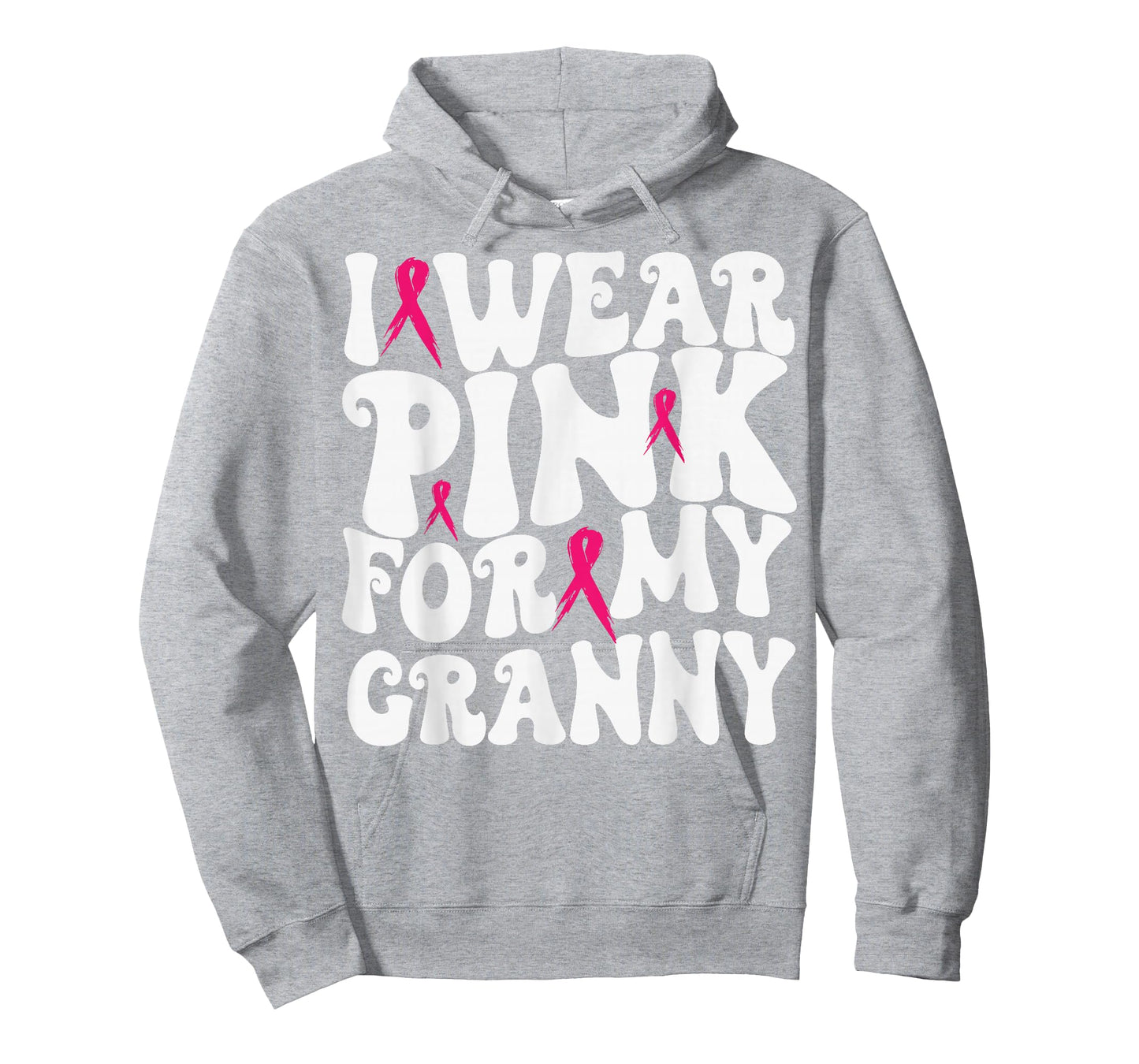 I Wear Pink for My Granny Breast Cancer Awareness Kids T-Shirt