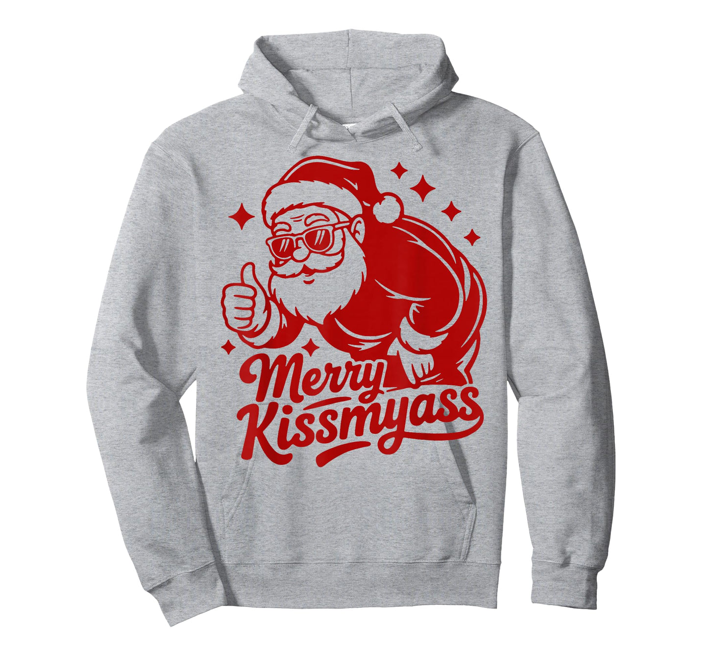 Merry KissMyAss X Xmas Santa Sunglasses Christmas T-Shirt