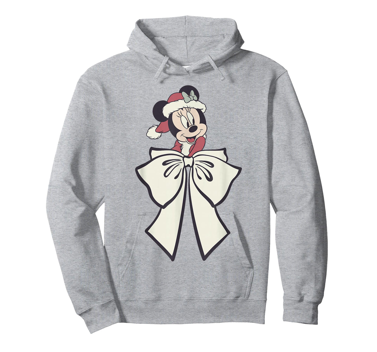 Disney Minnie Mouse Christmas Mrs. Claus Big Bow Portrait T-Shirt