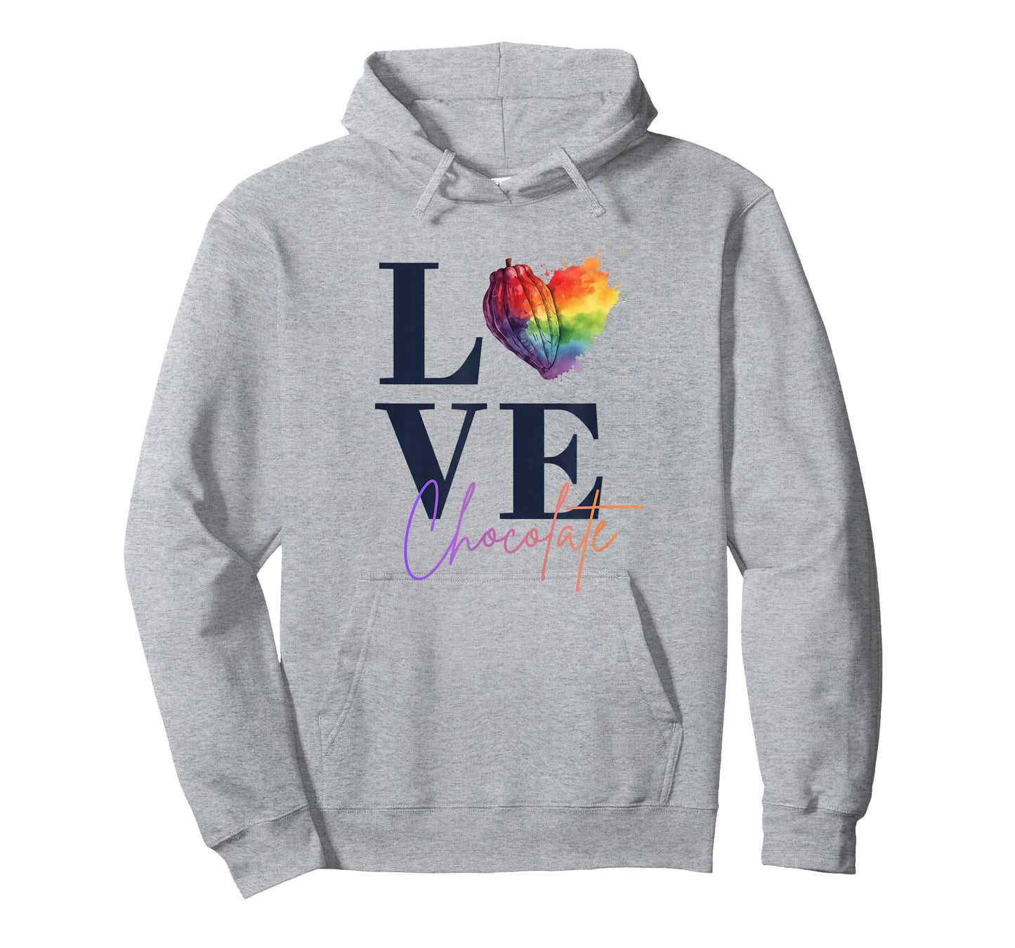 Love Chocolate Cocoa Pod Heart Foodies T-Shirt