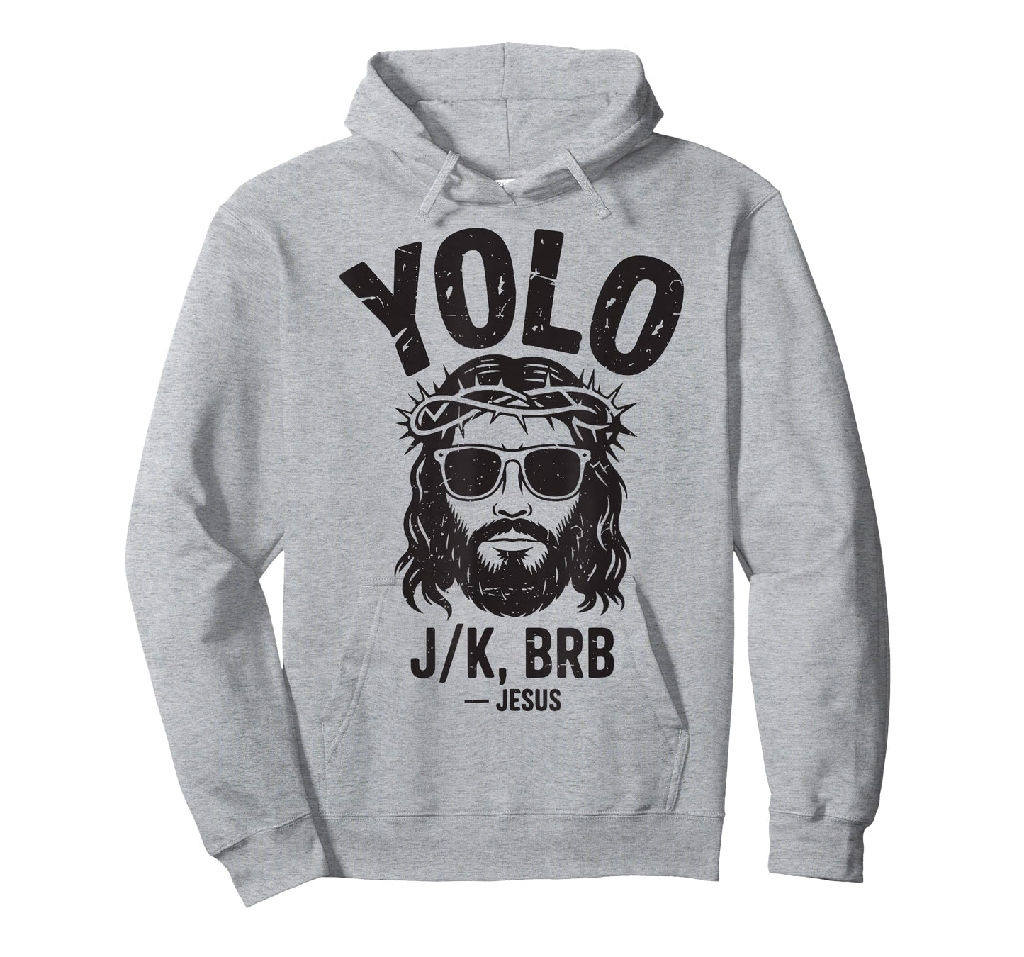 Yolo LOL Jk BRB Funny Jesus Easter Christian Humor Women Men T-Shirt