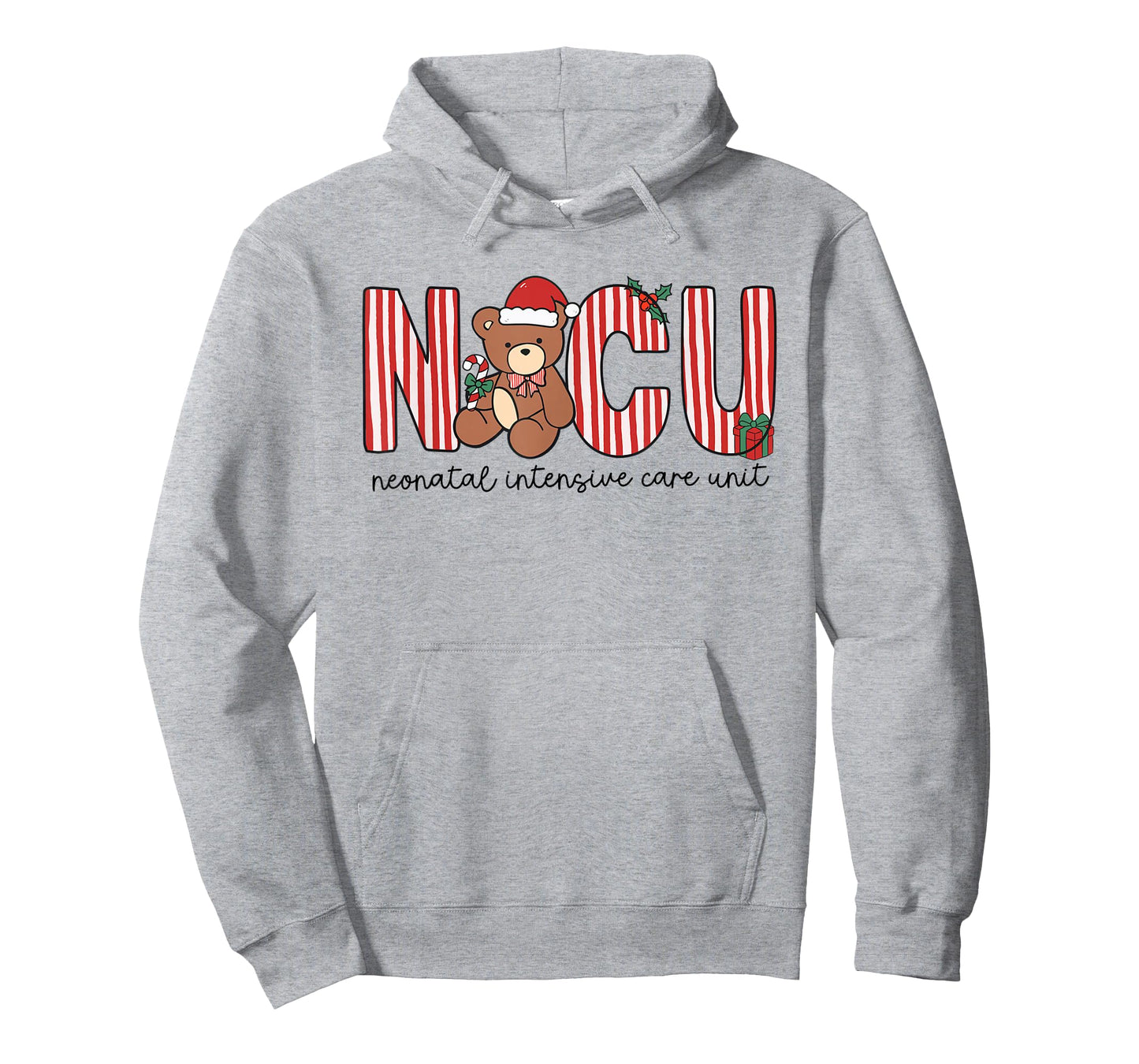 Women NICU Christmas Neonatal Intensive Care Unit Holiday T-Shirt