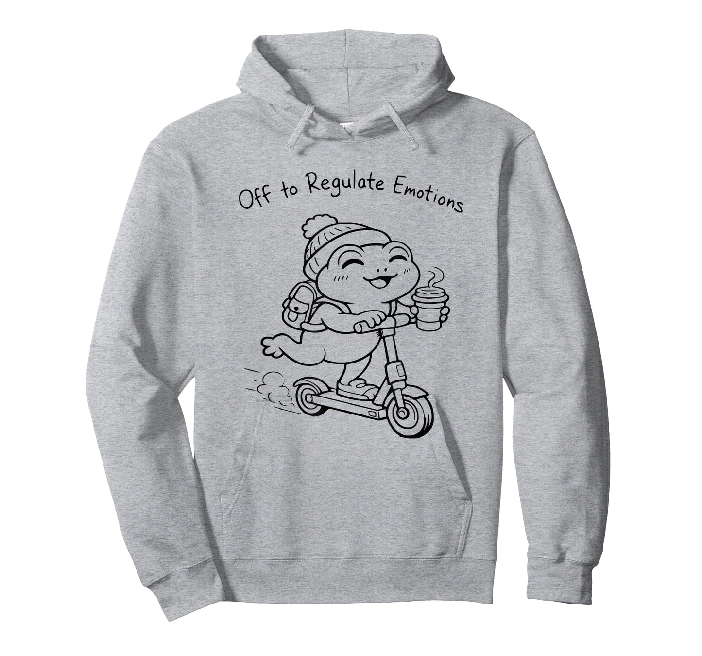 Funny Frog Mental Health Counselor Off to Regulate Emotions T-Shirt