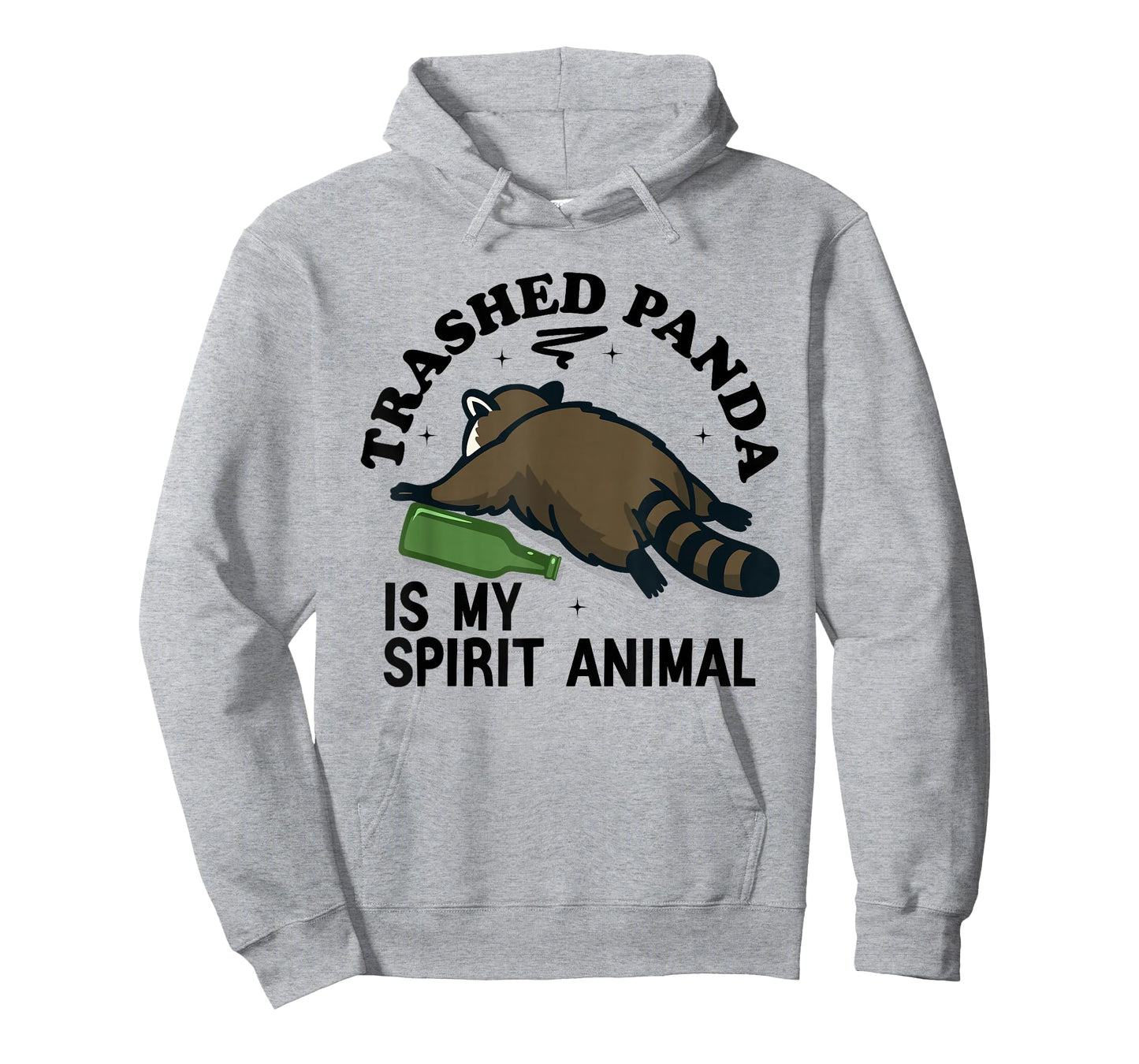 Trashed Panda is My Spirit Animal Funny Trash Racoon Meme T-Shirt