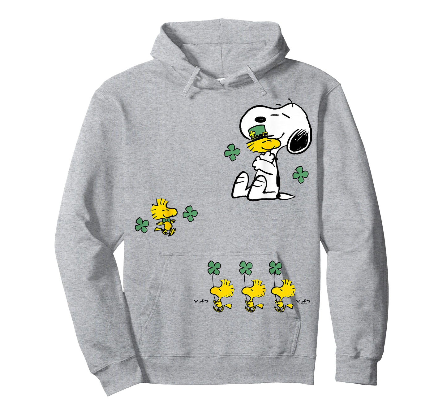 Snoopy & Woodstock - St Patrick's Day Shamrock T-Shirt