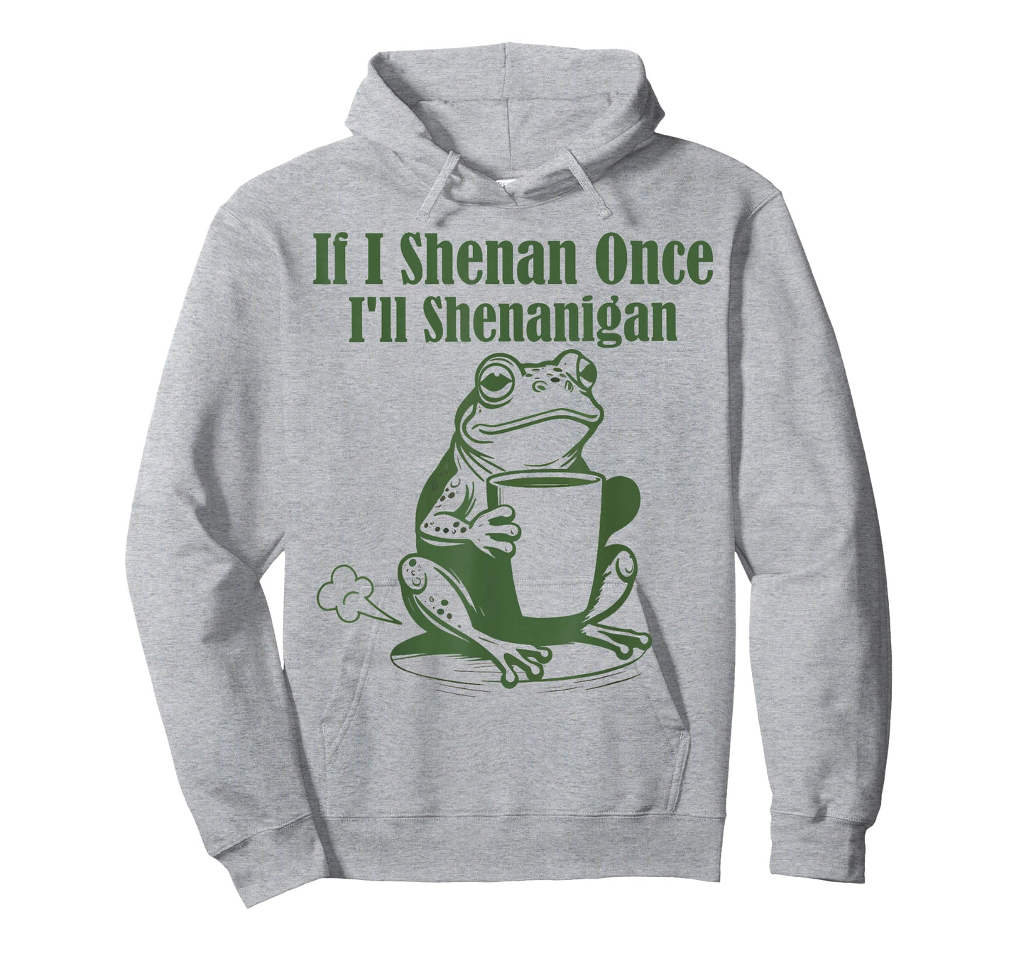 If I Shenan Once I'll Shenanigan St. Patricks Day Frog Retro T-Shirt
