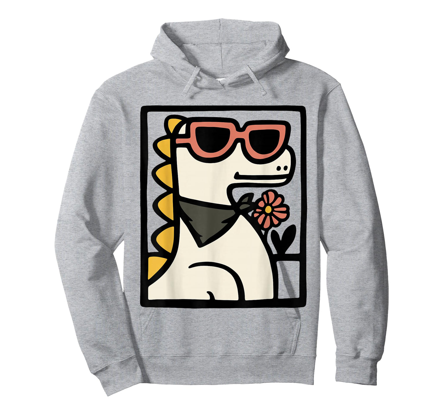 Mama Saurus Dinosaur Art – Cute Dino Mom with Sunglasses T-Shirt