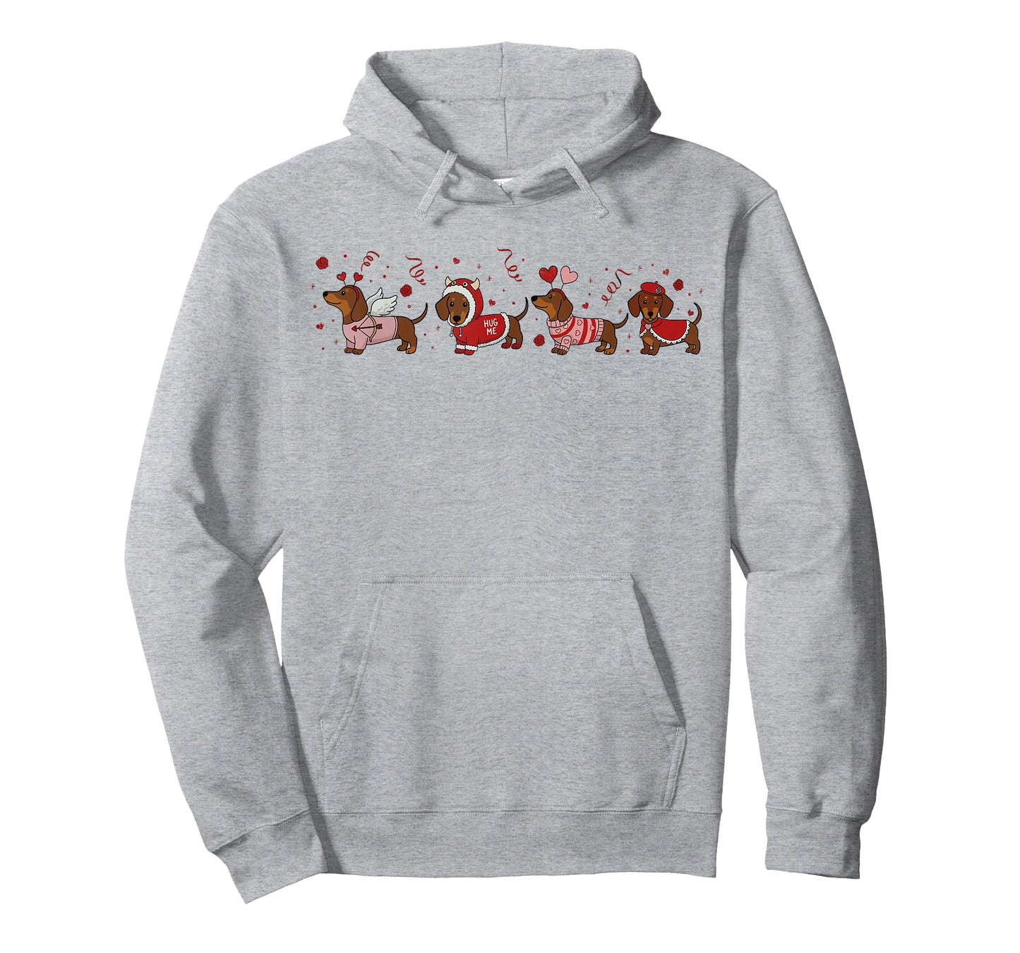 Dachshund Valentine Dachshund Valentine’s Day Sausage Dog T-Shirt