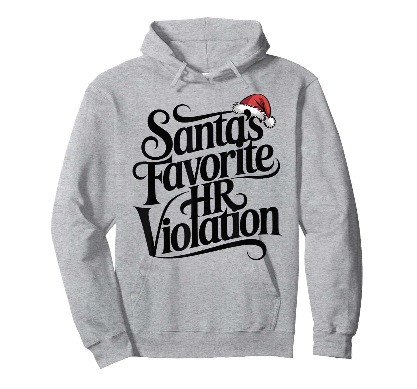 Vintage Sarcastic Retro HR Violation Christmas Office Ironic T-Shirt