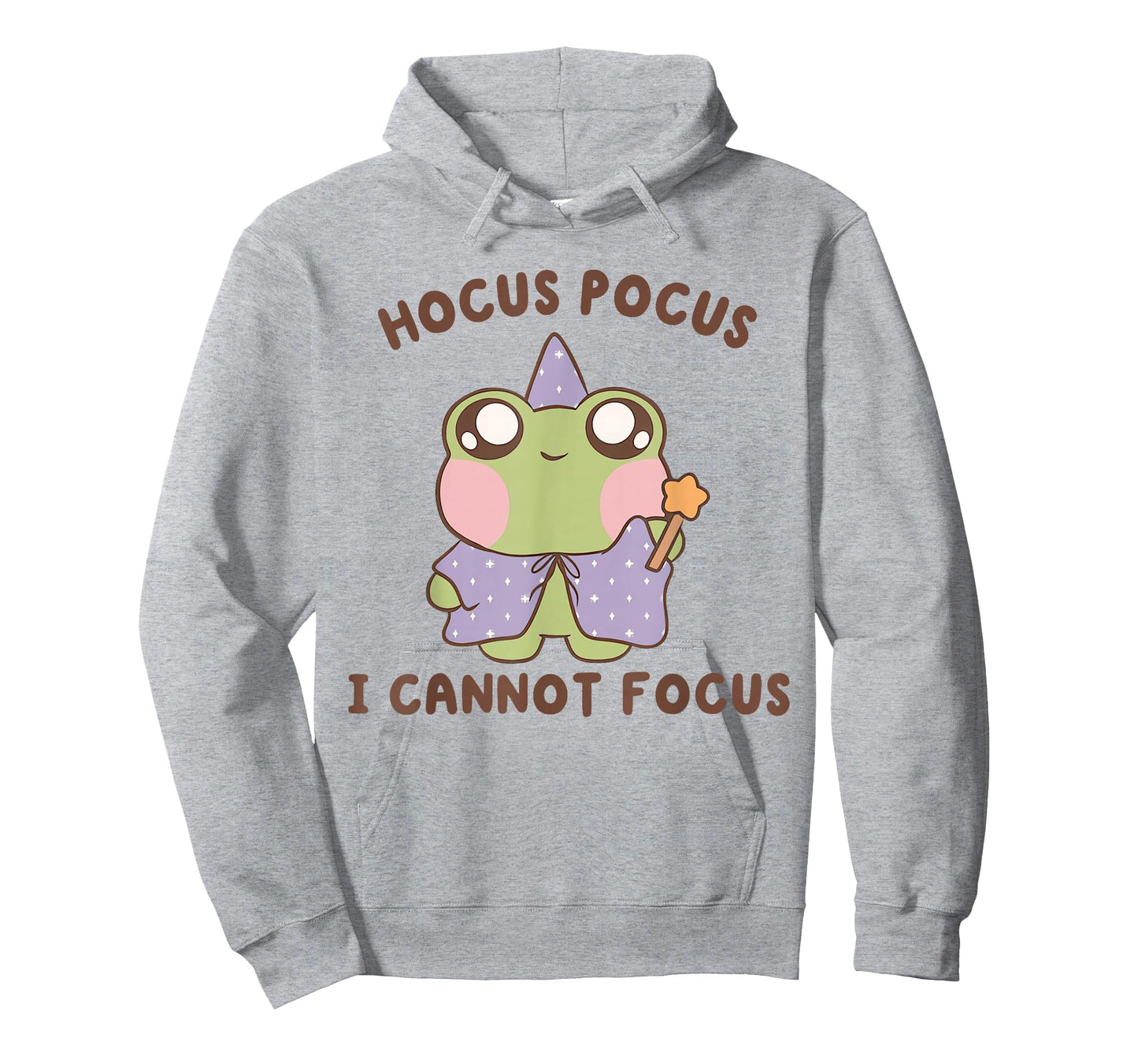 Hocus Pocus I Cannot Focus Funny ADHD Positive Frog T-Shirt