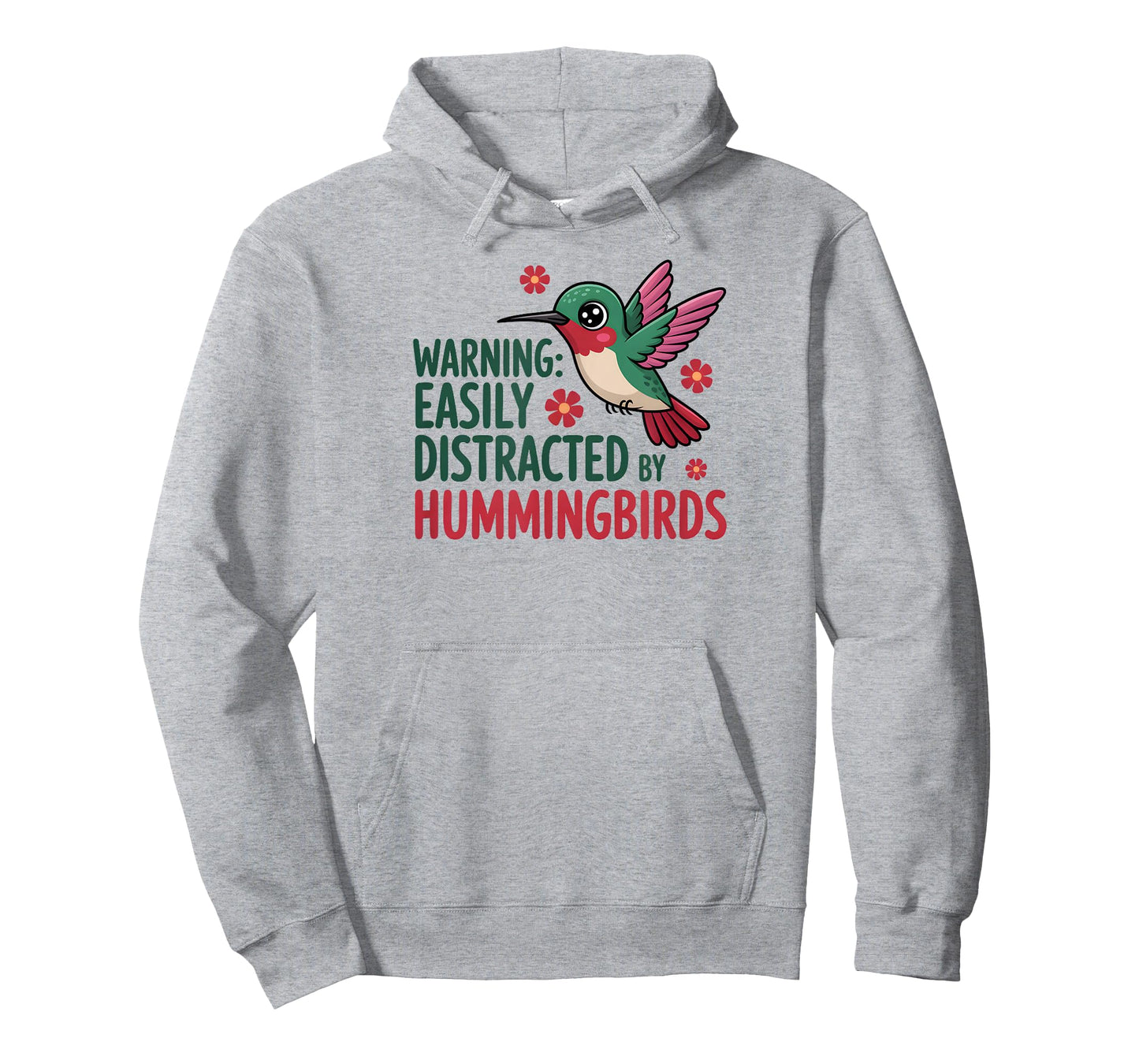 Funny Easily Distracted by Hummingbirds T-Shirt