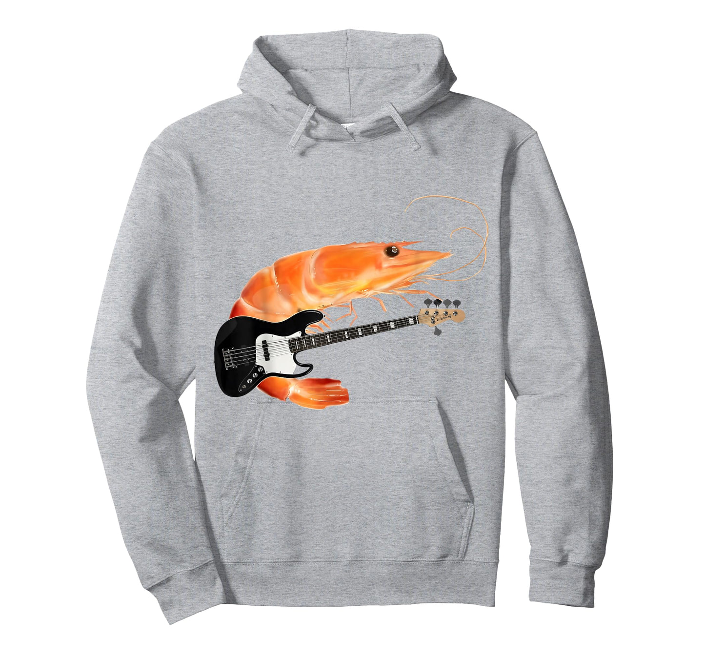 Funny Shrimp Playing Guitar Meme Music Lover Gift Men Women T-Shirt