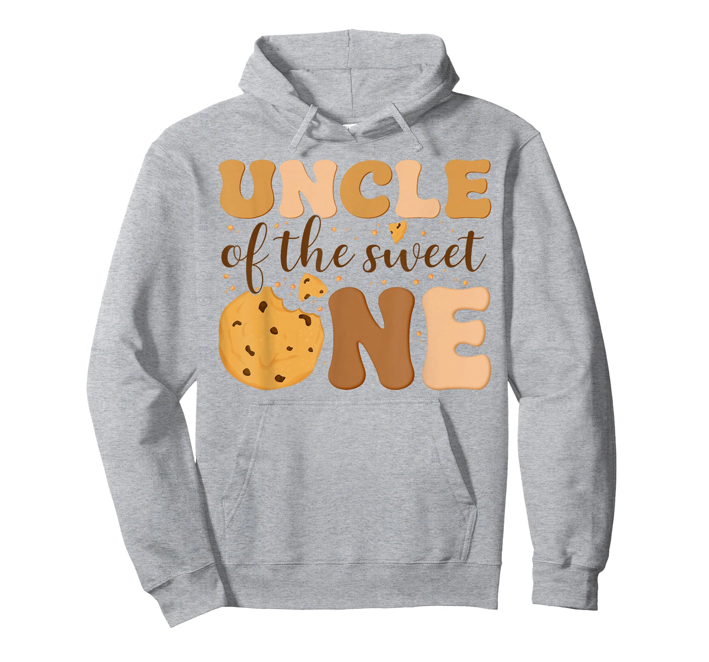 Uncle of The Sweet One Cookies and Milk Birthday Party T-Shirt
