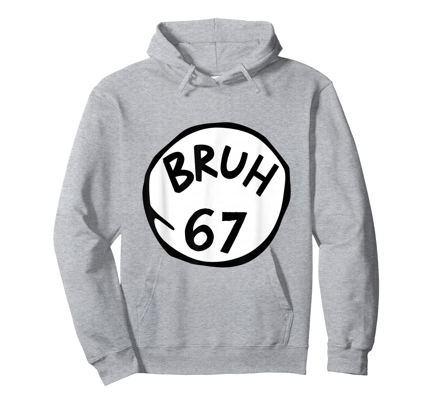 Bruh 67 Meme Funny Number 6 7 Costume Kids Bro Birthday T-Shirt