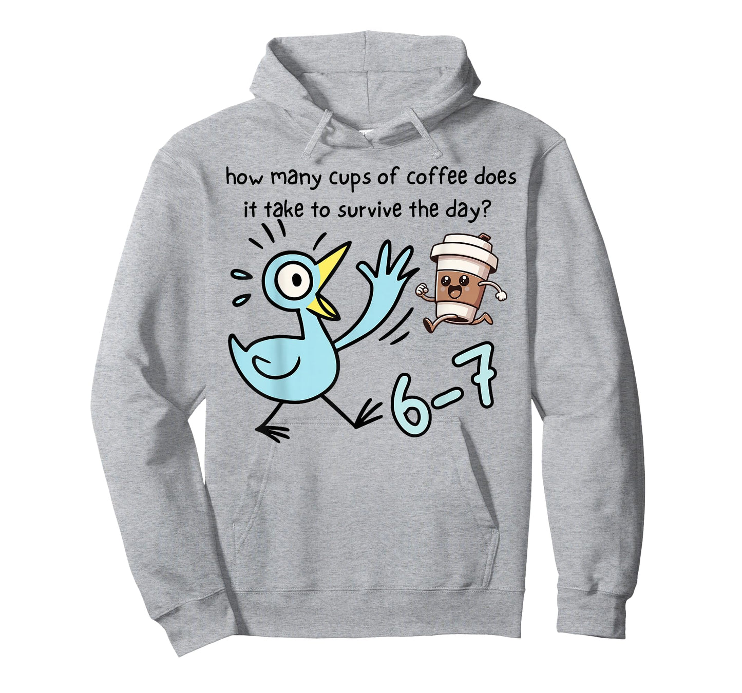 Cups of Coffee Does It Take to Survive The Day 6-7 Barista T-Shirt
