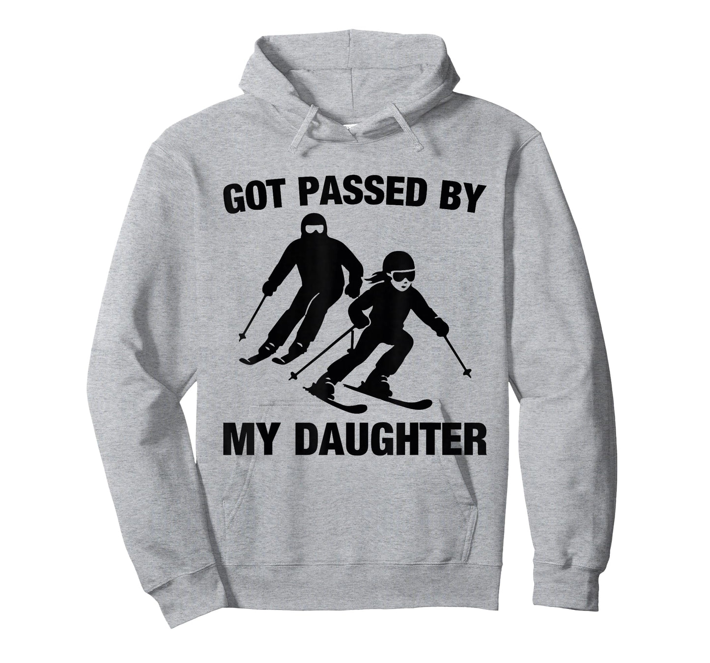 Got Passed by My Daughter Funny Skiing Family T-Shirt
