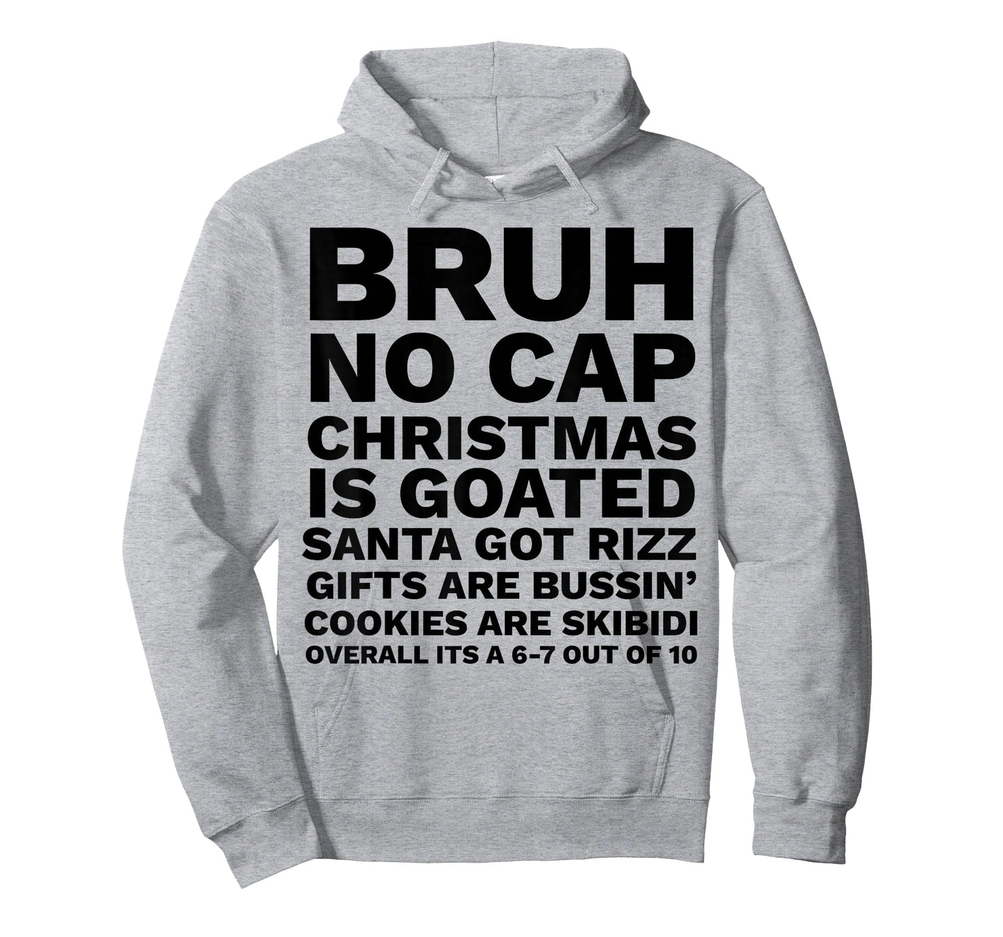 Funny Middle School Generation Alpha Gen A Slang Christmas T-Shirt