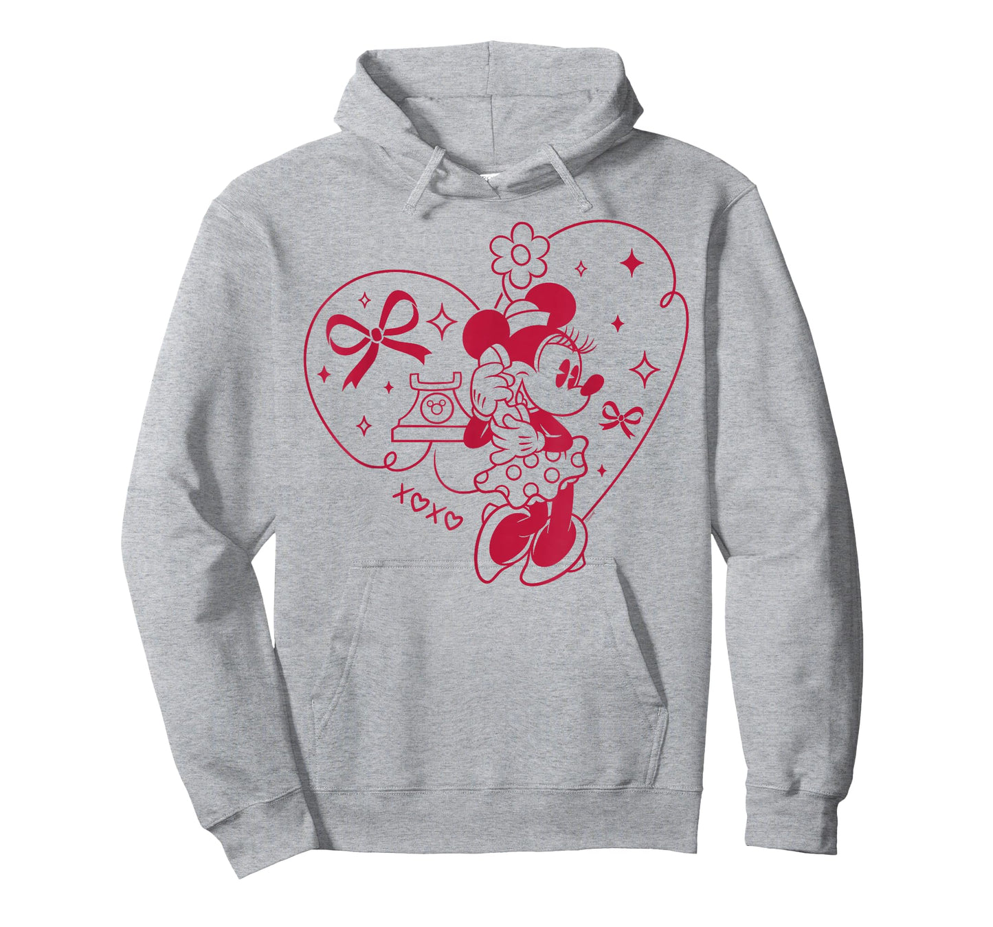 Disney Minnie Mouse XOXO Heart Coquette Valentine's Day T-Shirt