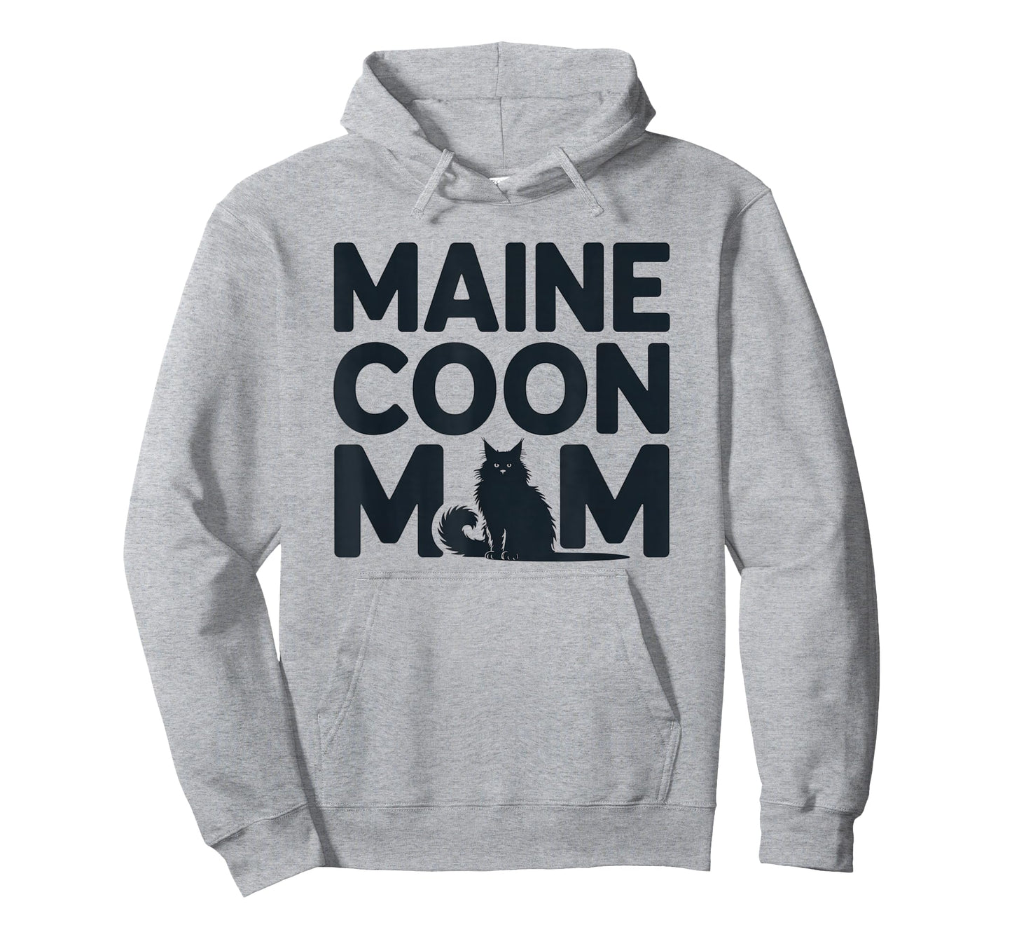 Minimalist Maine Coon Cat Mom Design for Cats Lover T-Shirt