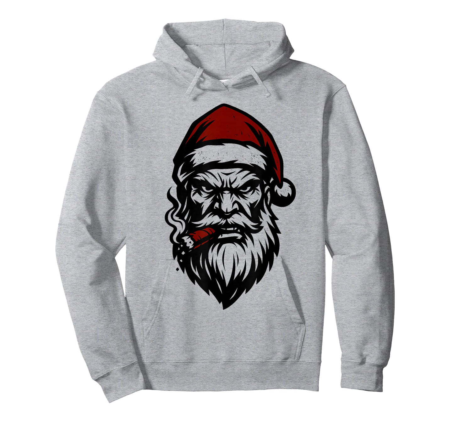 Savage Santa Claus Smoking Cigar Christmas T-Shirt