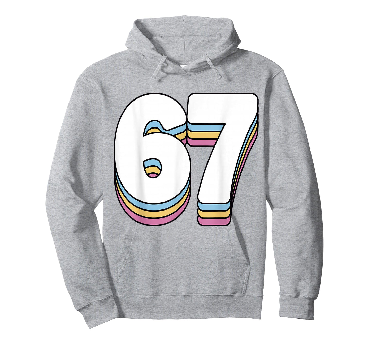 Funny 6 7 Meme Six Seven Gen Alpha Slang 67 T-Shirt