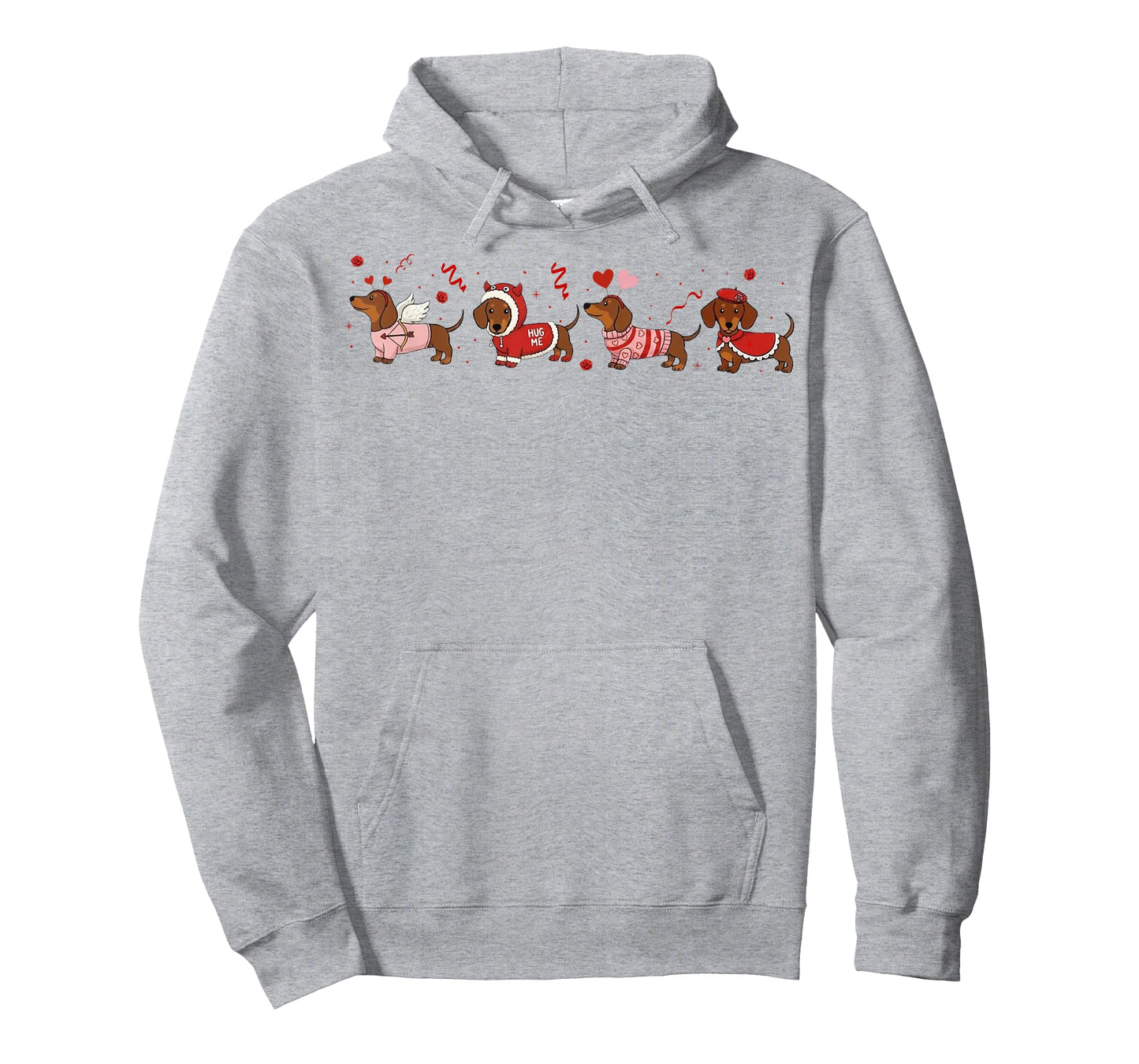 Dachshund Valentines Wiener Dog Love Tee Dog Mom Humor Tee T-Shirt
