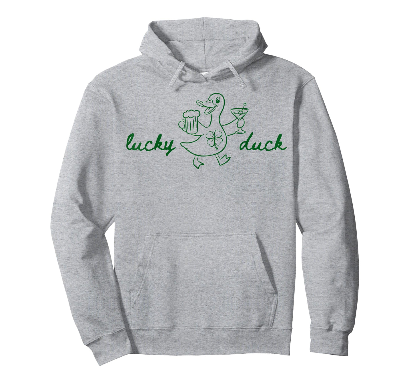 Lucky Duck Funny Irish Drinking St Patricks Day Men Women T-Shirt