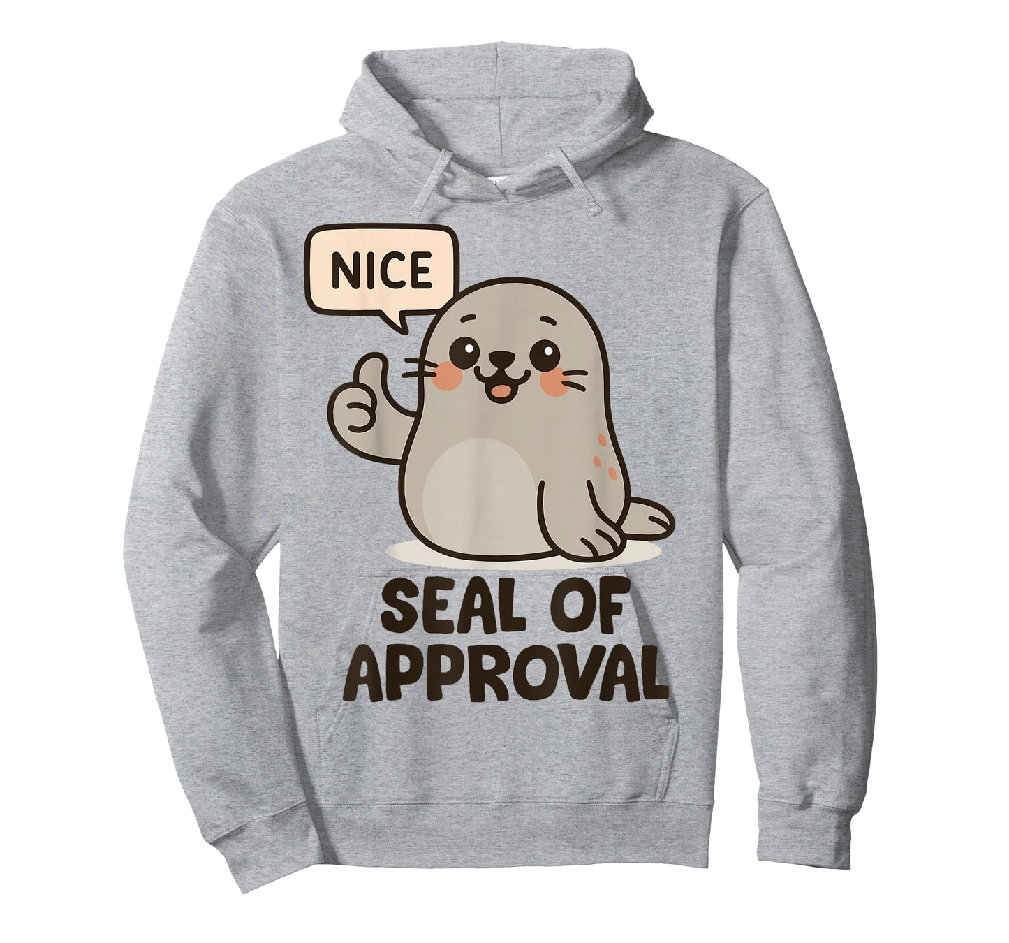 Seal of Approval Funny Cute Kawaii Seal Animal Pun T-Shirt