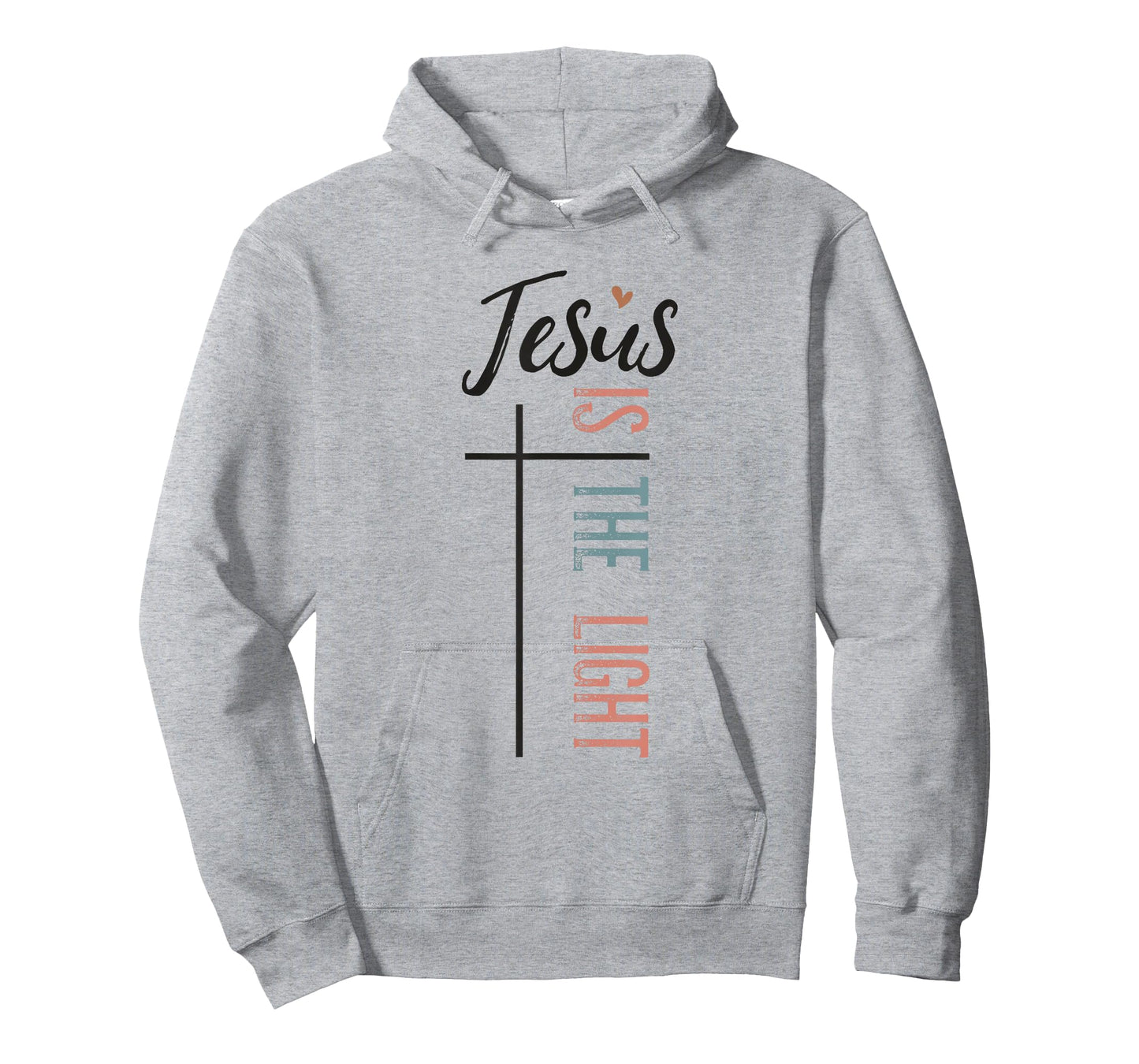 Jesus is The Light Christian Faith Quote T-Shirt
