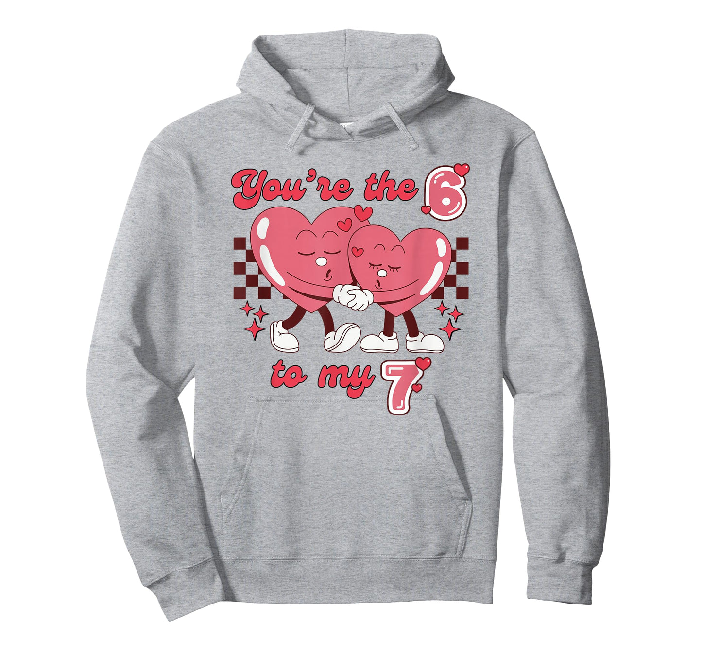 You're The 6 to My 7 Valentine's Day 67 Heart Men Women Kids T-Shirt