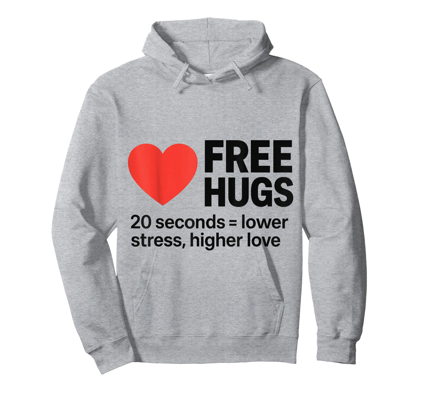 Free Hugs – 20 Second Hug Benefits Positivity Design T-Shirt