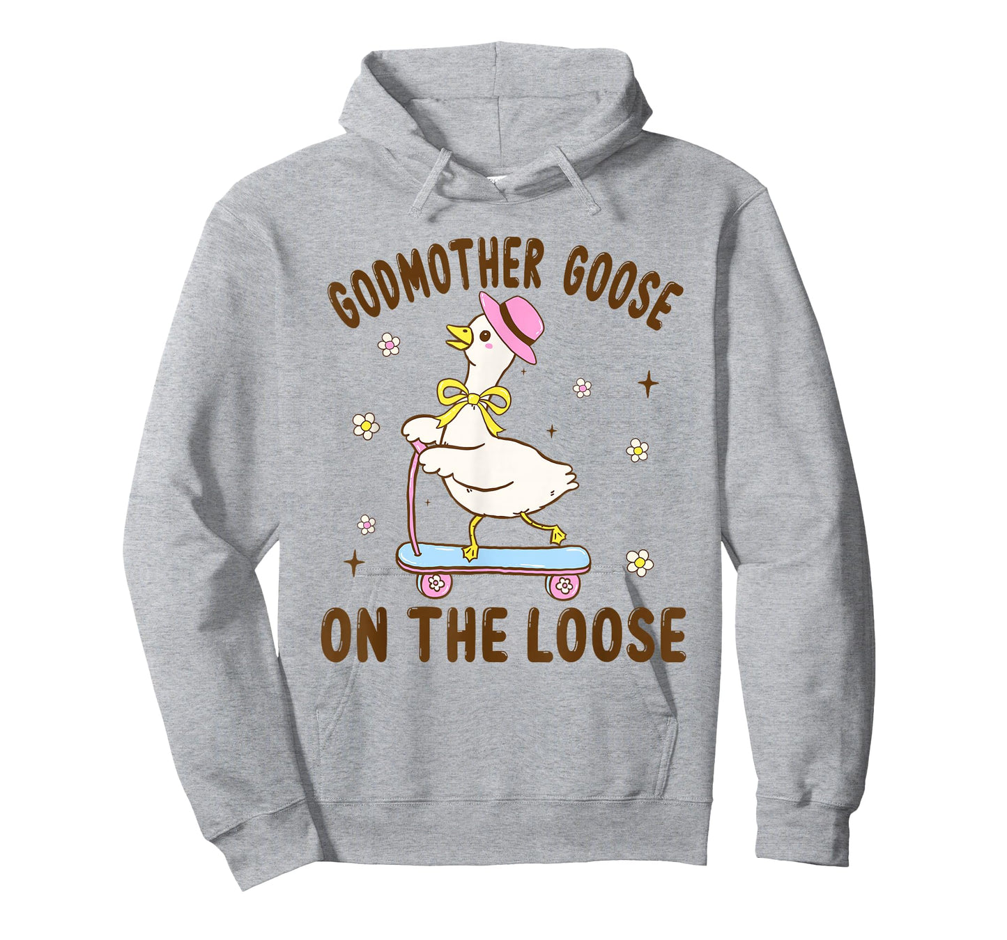 Godmother Goose On The Loose Funny Birthday Matching Family T-Shirt