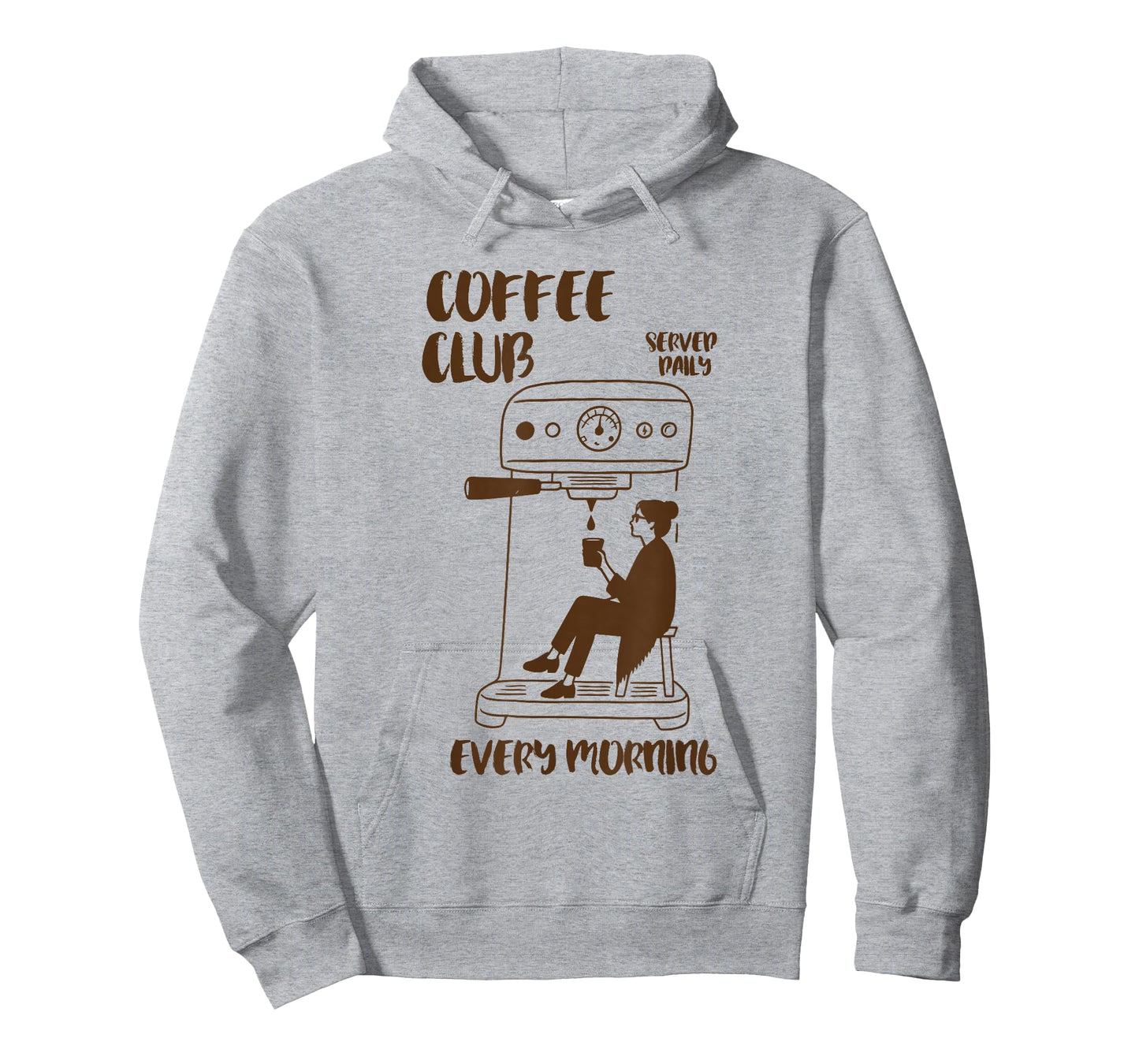 Retro Club Coffee Served Daily Every Morning, Coffee Lover T-Shirt