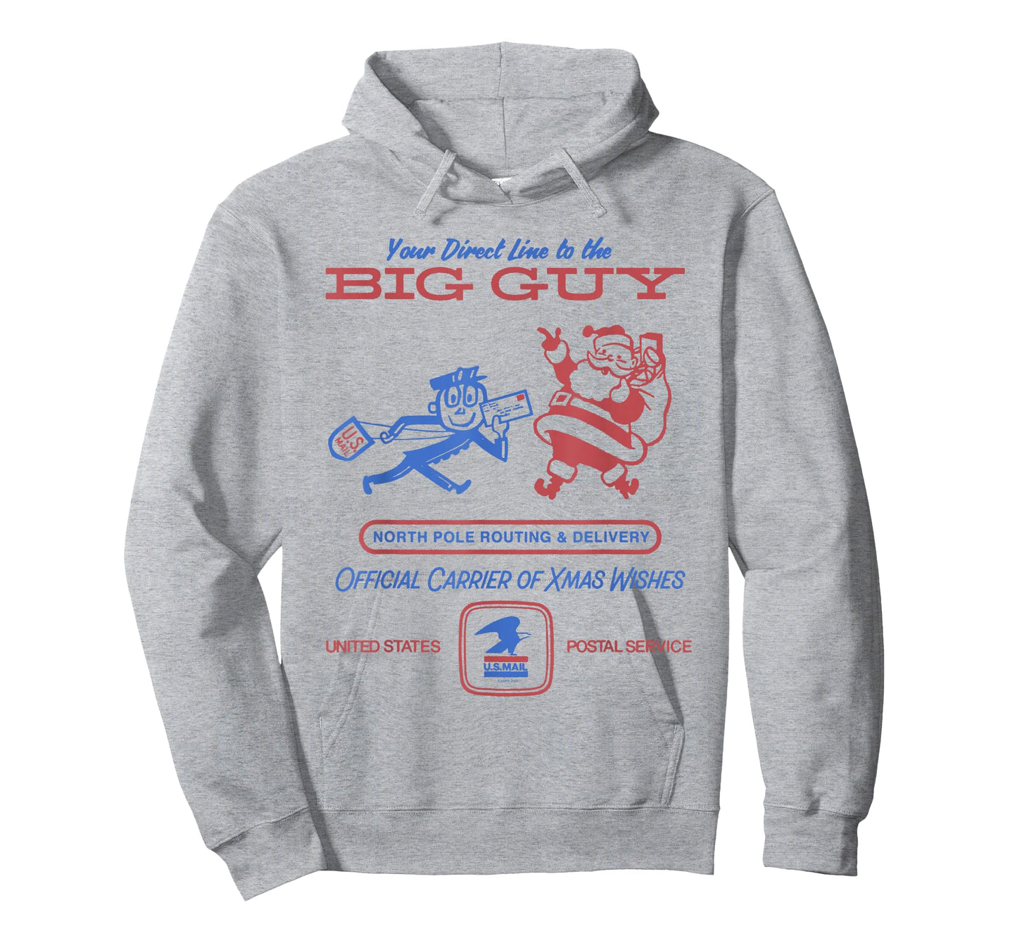 USPS Official Carrier of Xmas Wishes Christmas Delivery T-Shirt